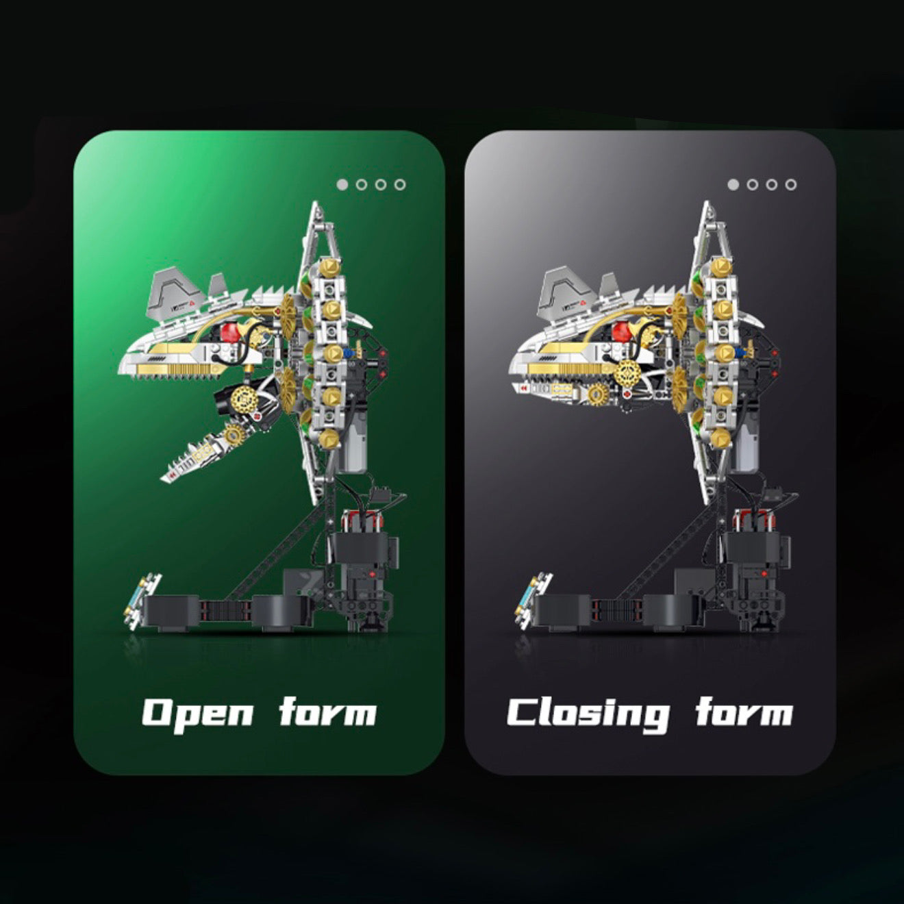 Cyber DinoMecha Head | 954pcs