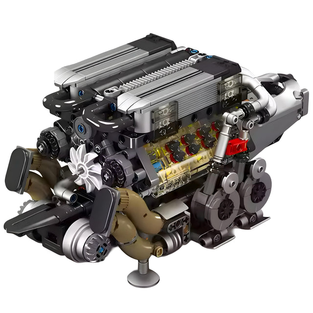 Motorised W16 Hypercar Engine