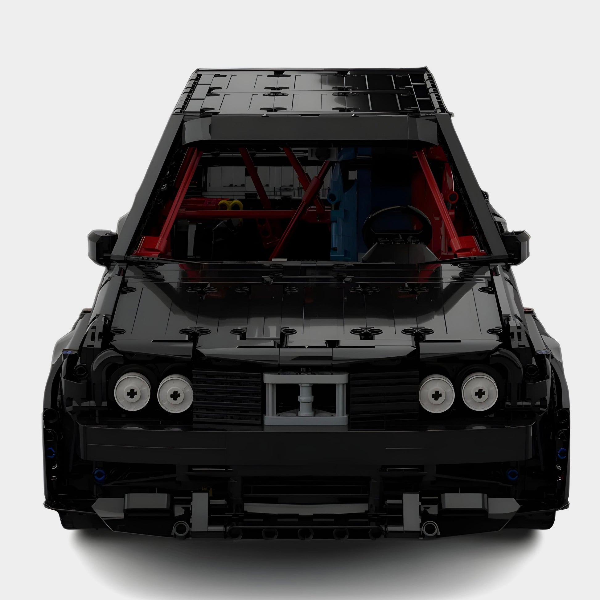 Photo 7 - 3/4 arrière BMW M3 E30 Lego noire - La BMW M3 E30