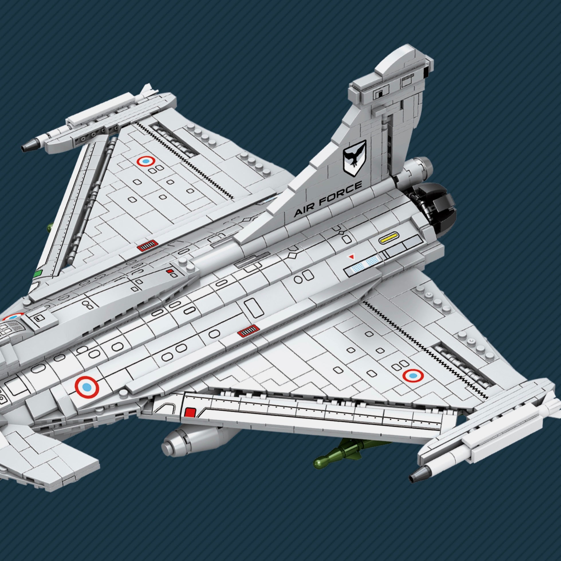 Rafale Fighter Jet | 2098pcs