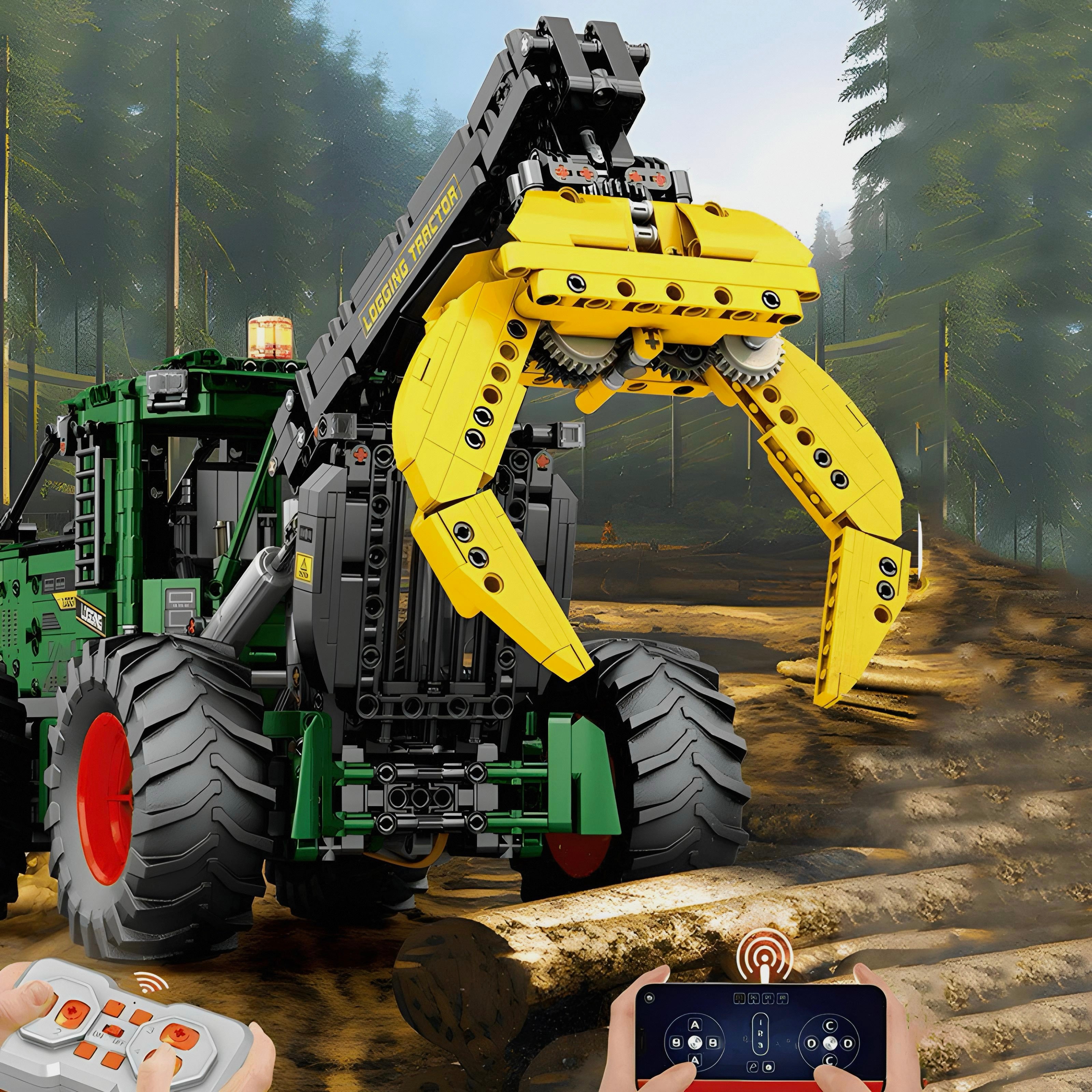 SKIDDER TRACTOR | 1740PCS