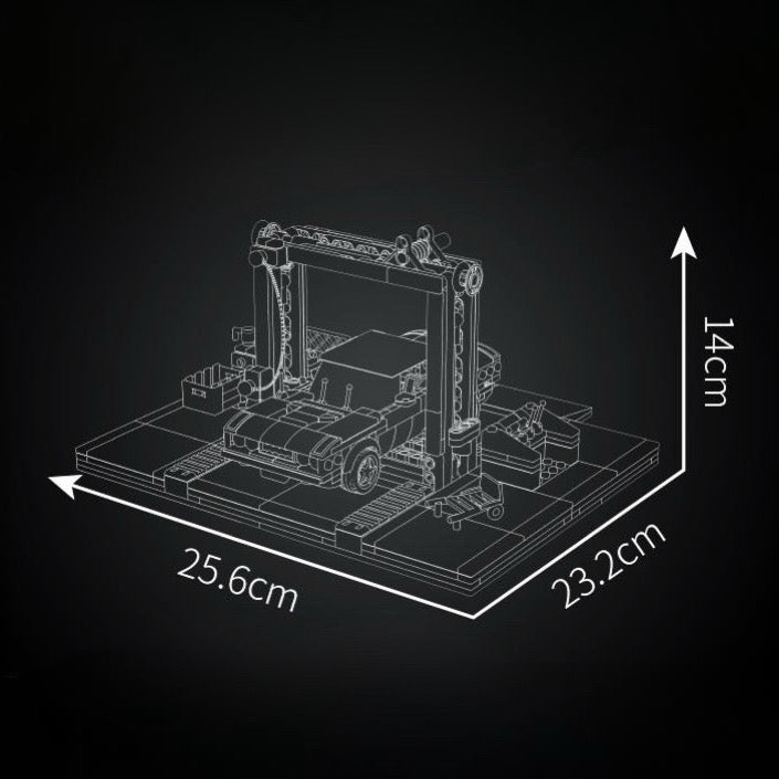 70s American Auto Repair Shop | 856pcs