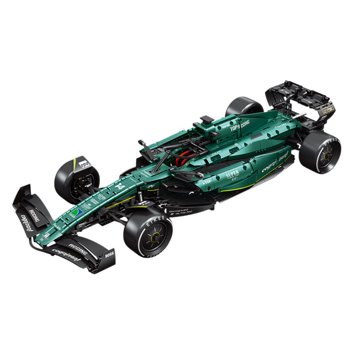 A V6 linkage that turns with the rear wheels