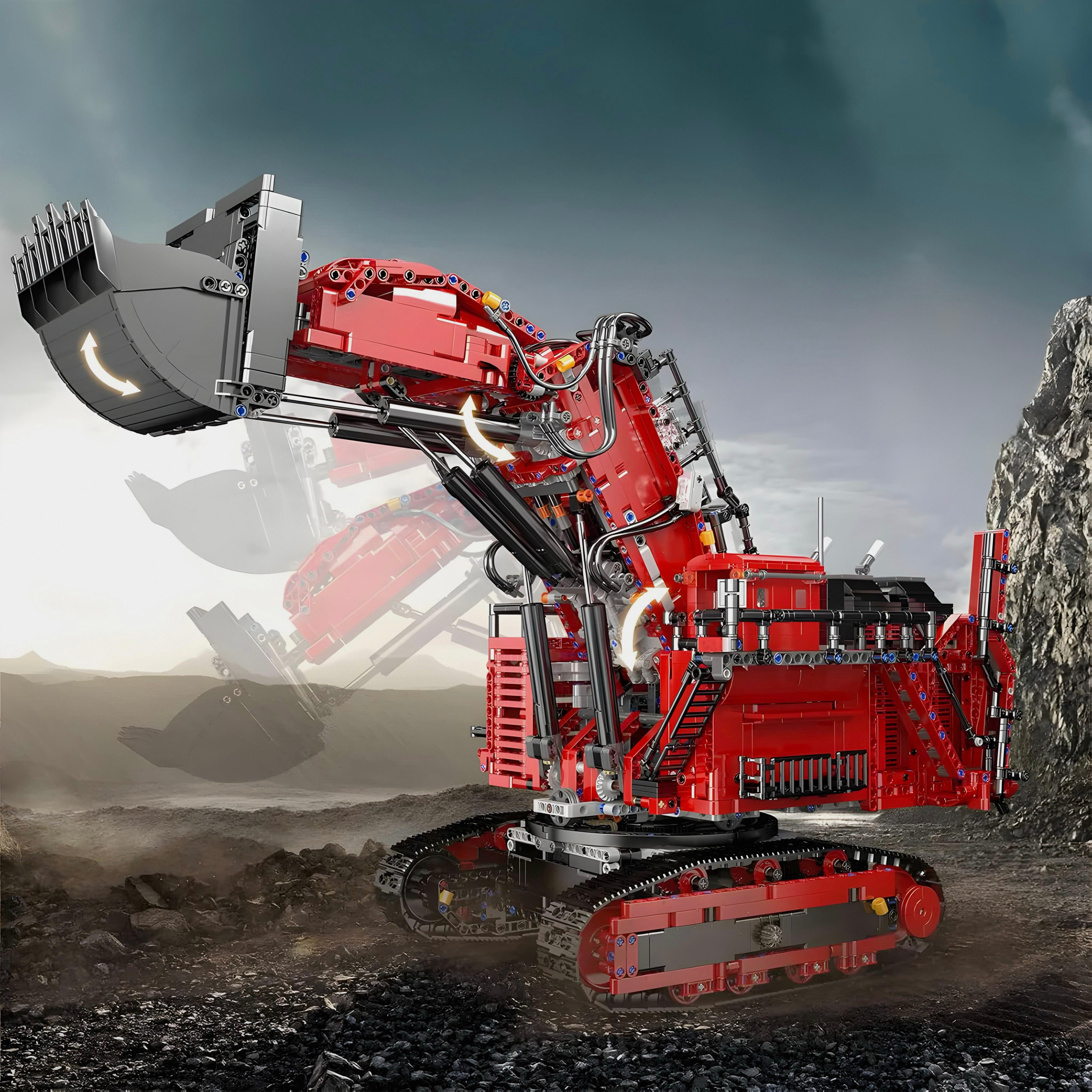 REMOTE CONTROLLED HEAVY DUTY EXCAVATOR | 4768PCS