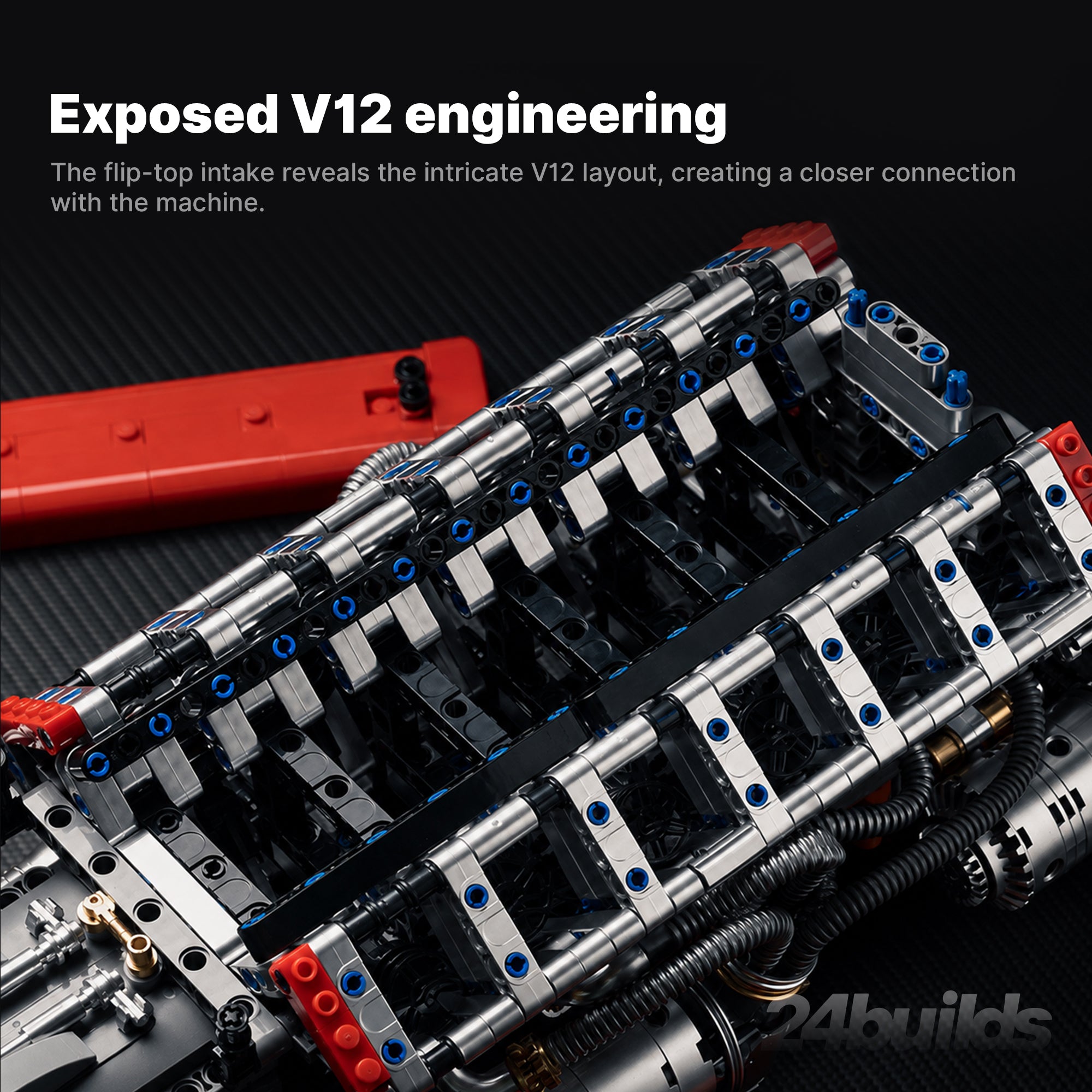 Motorised Italian V12 Racing Engine