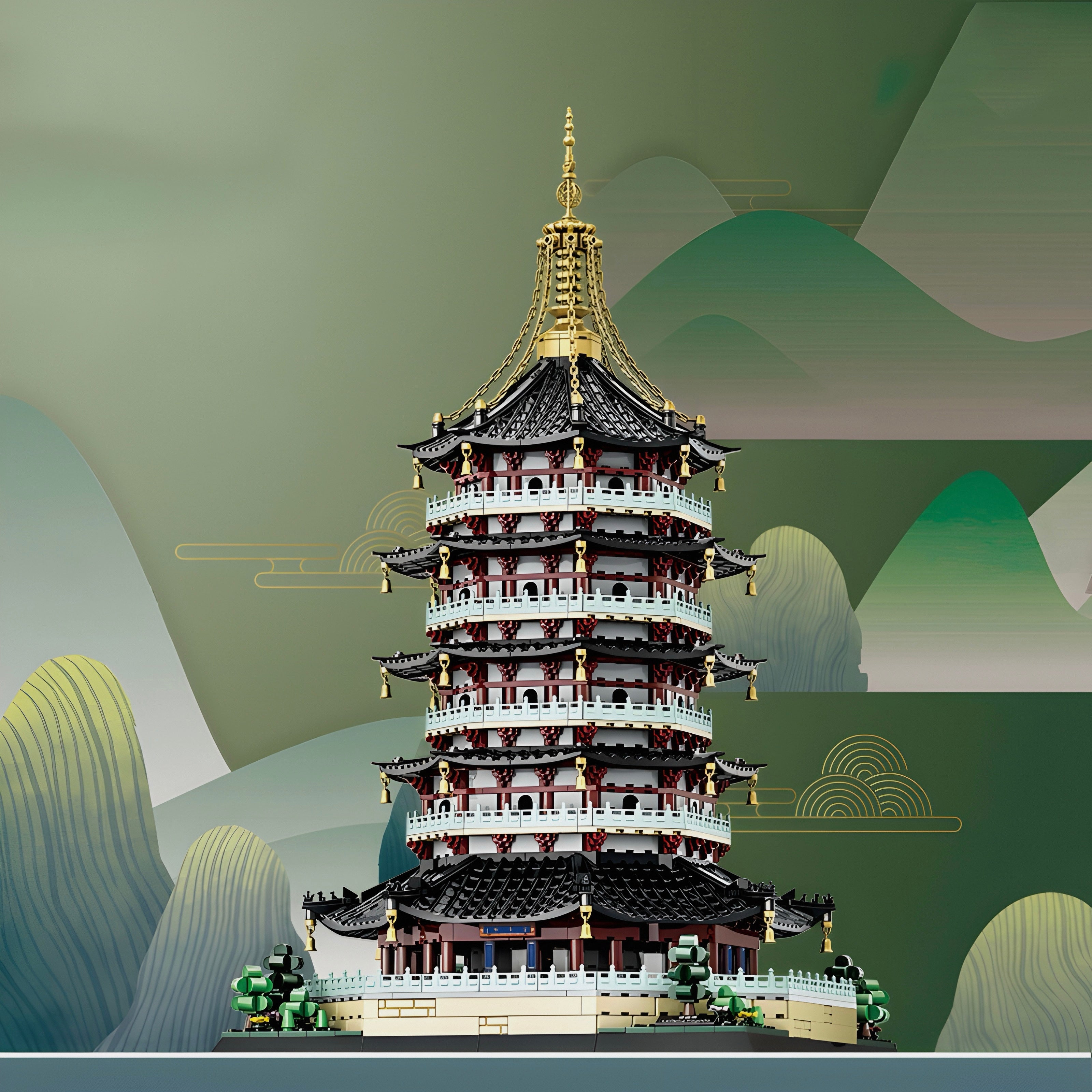 LEIFENG PAGODA | 1498PCS