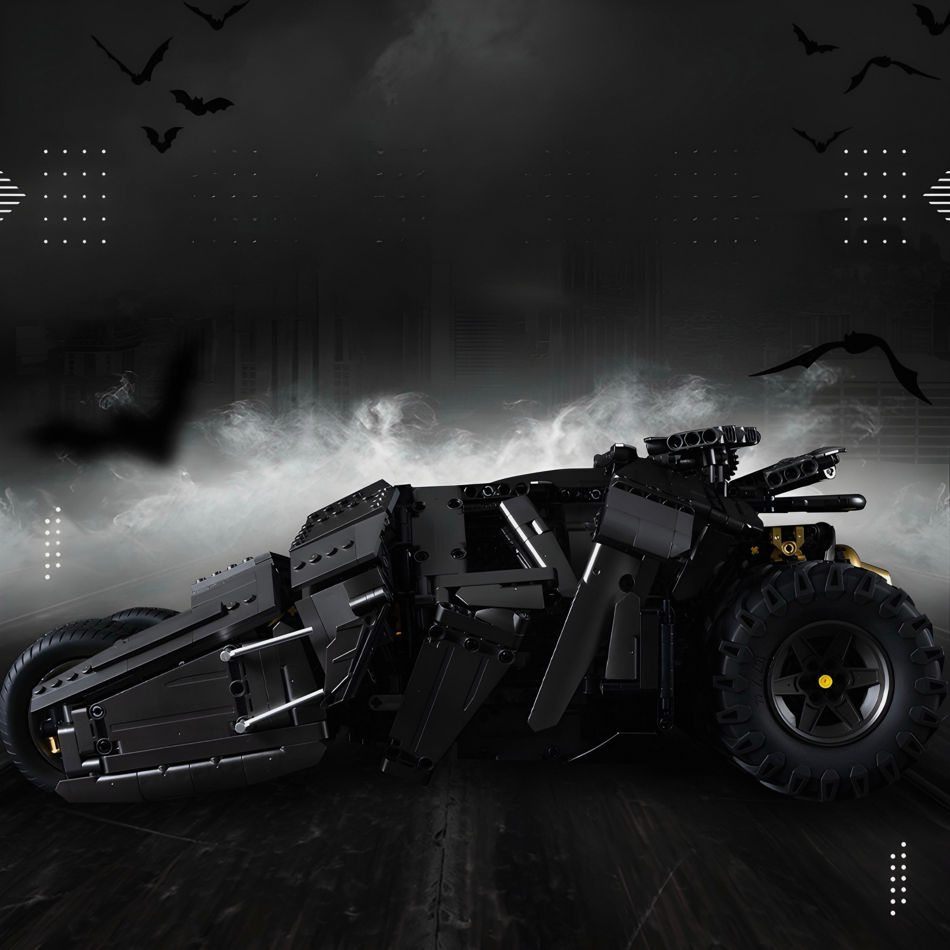 REMOTE CONTROLLED GOTHAM AVENGER | 2832PCS