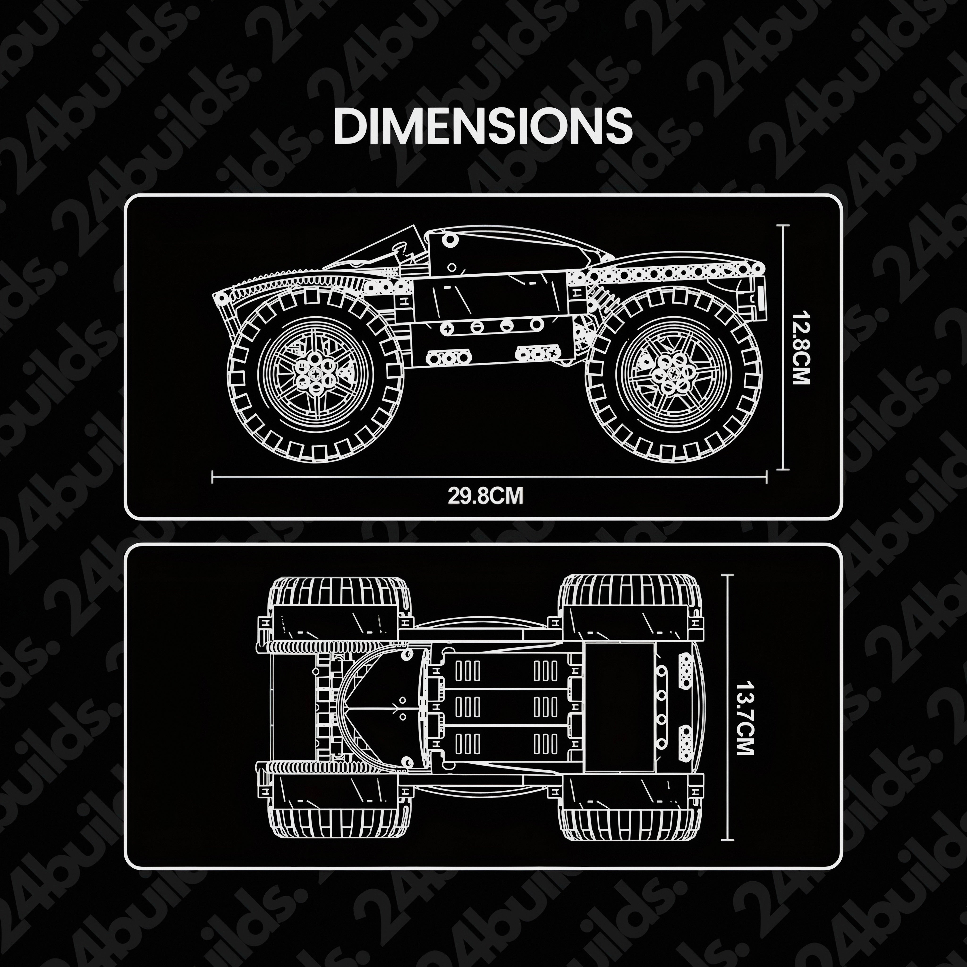 REMOTE CONTROLLED OFF ROAD BUGGY | 408PCS