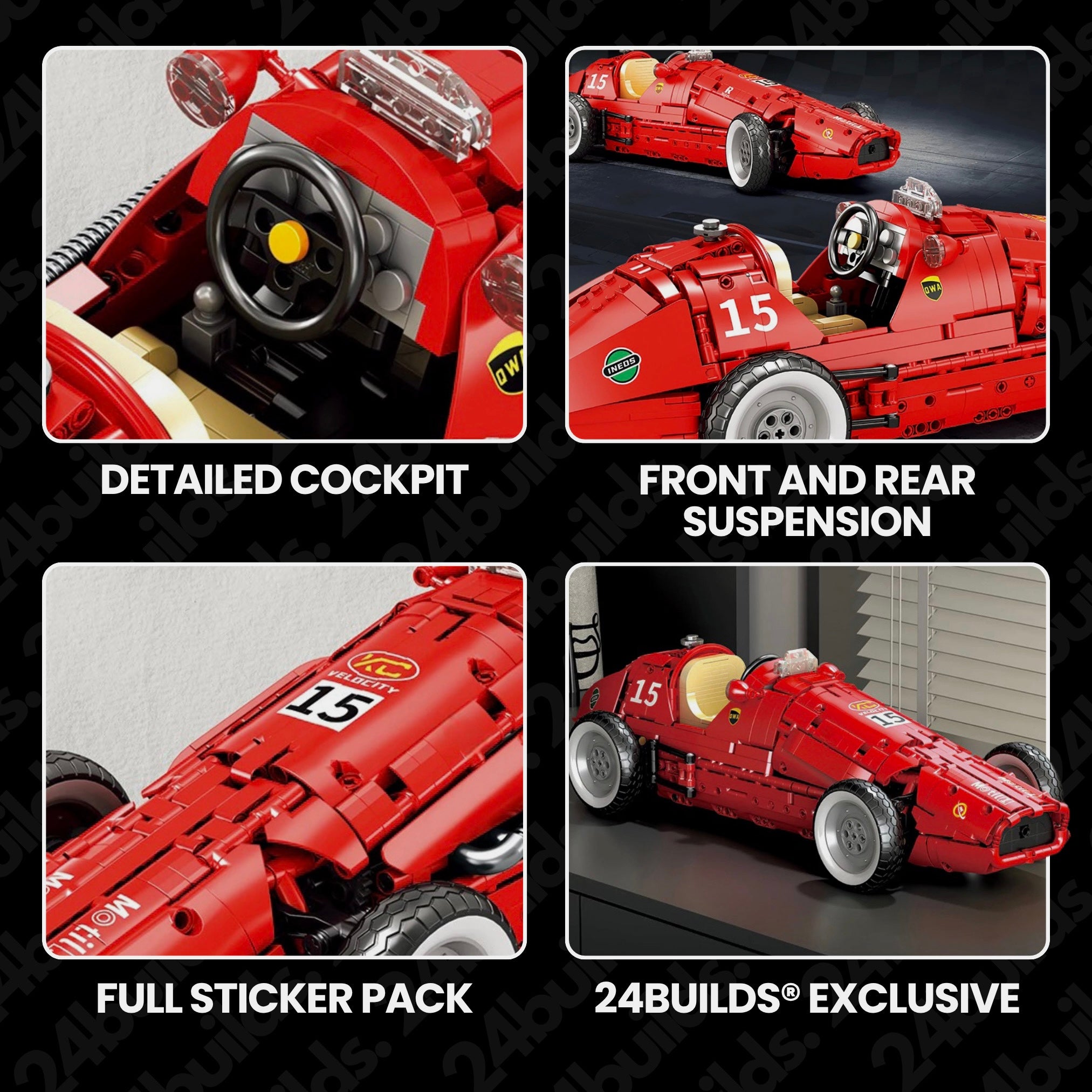 50s Italian Grand Prix Racer | 1808pcs