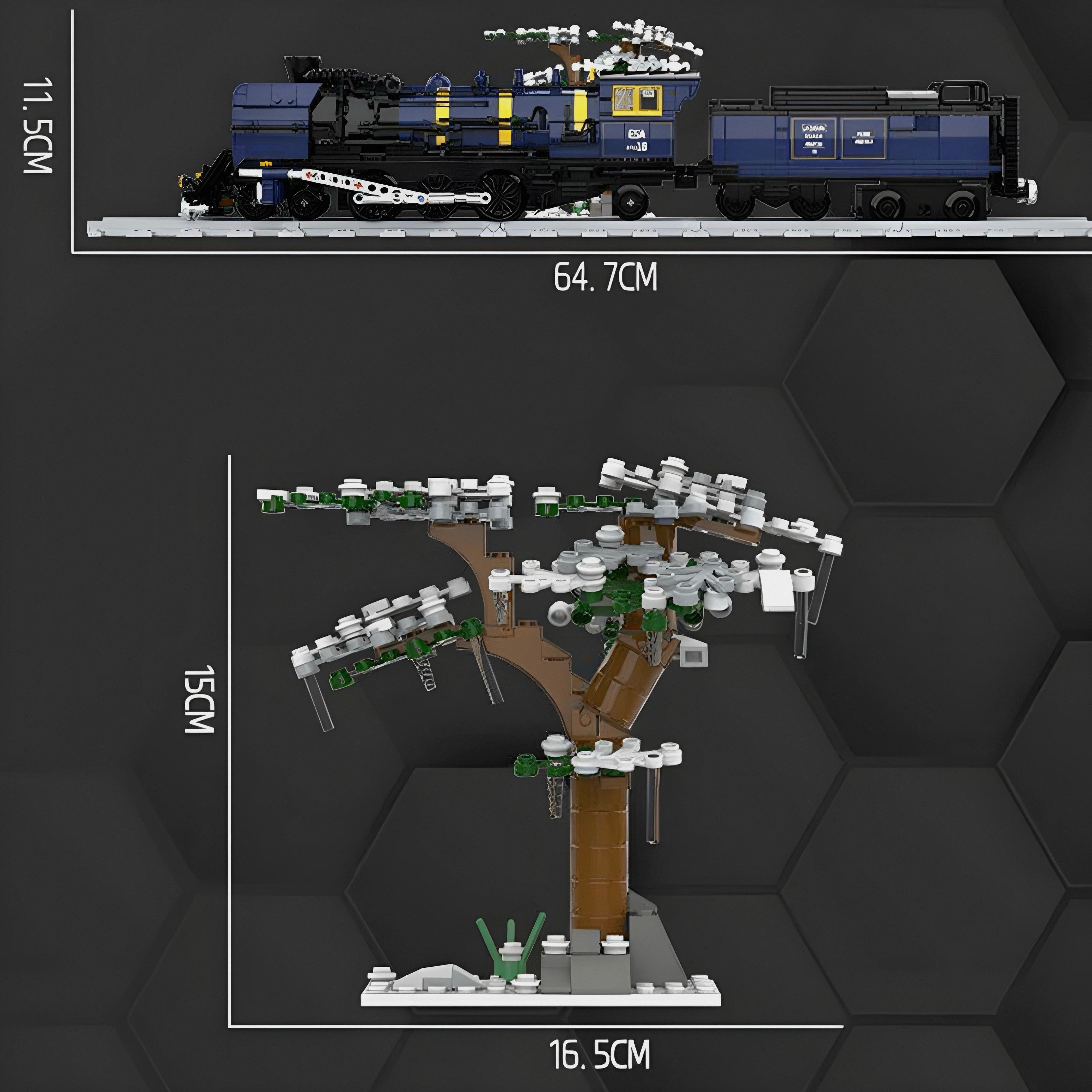 ORIENTAL STEAM TRAIN | 1052PCS