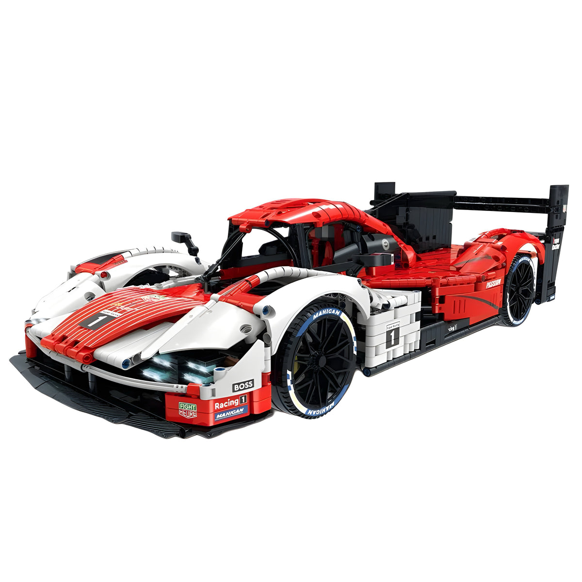 A 59 cm endurance racer with rotating pistons