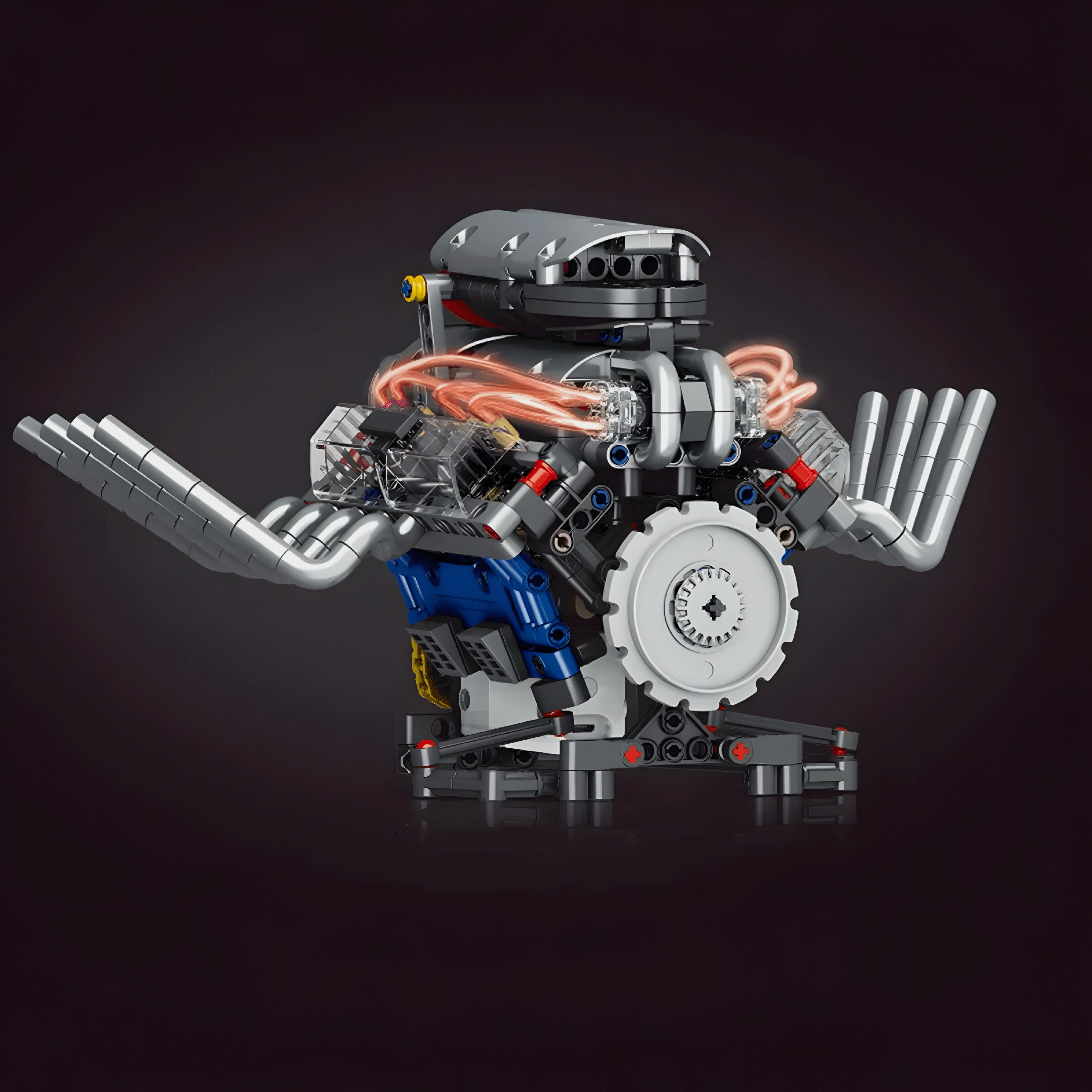 MOTORISED DRAGSTER V8 | 662PCS