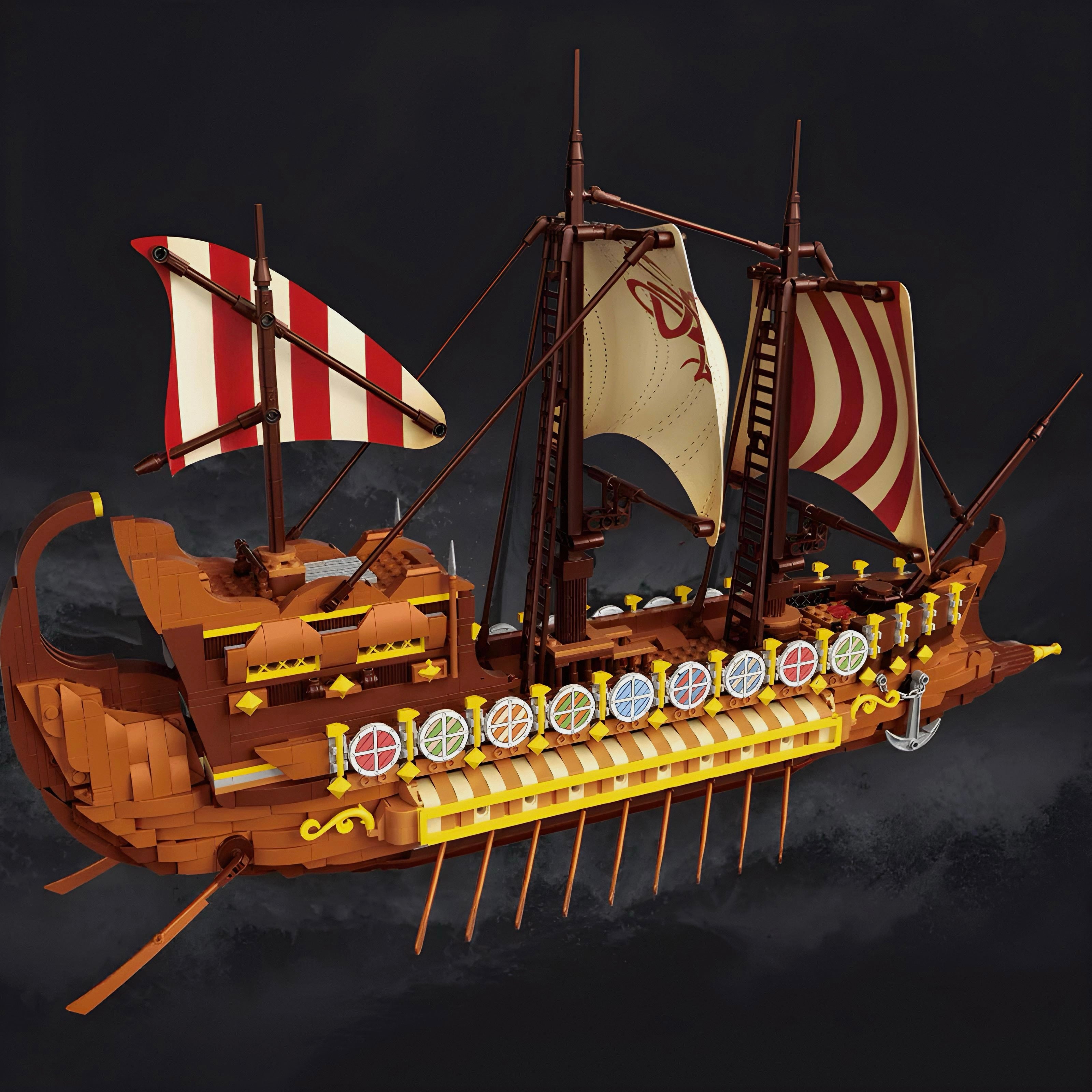 ANCIENT VIKING WARSHIP | 2074PCS