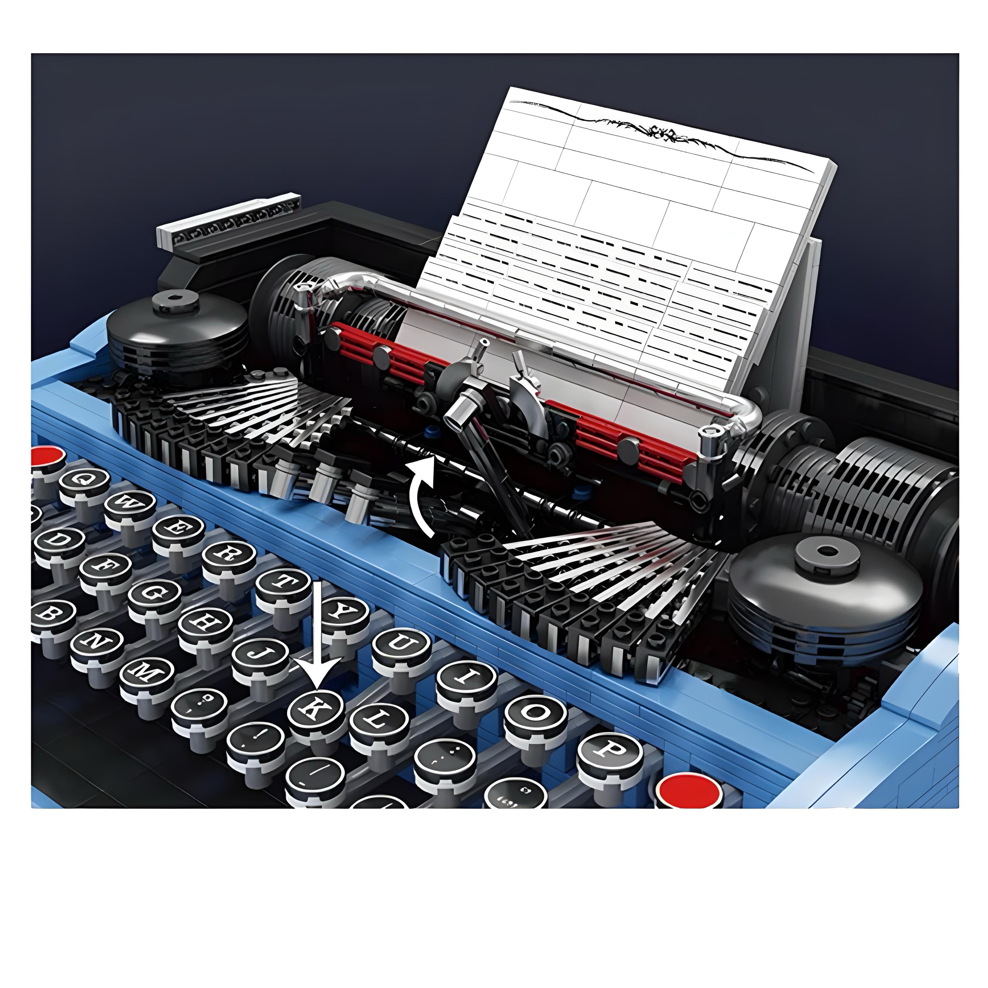 RETRO TYPEWRITER | 2138PCS