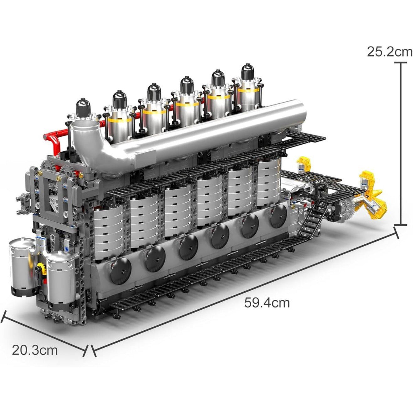 Dual Propeller Maritime Diesel Engine | 3222pcs