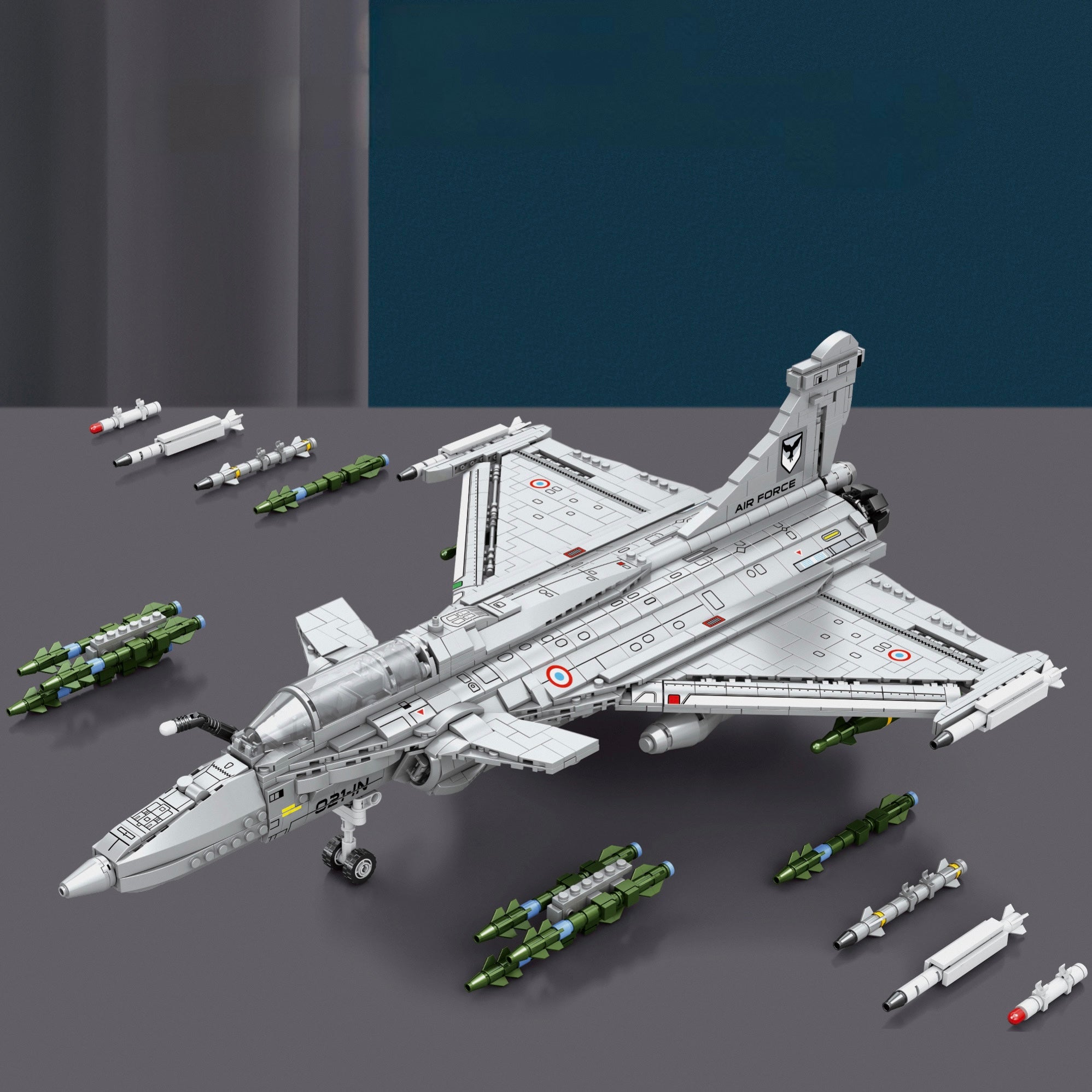 Rafale Fighter Jet | 2098pcs