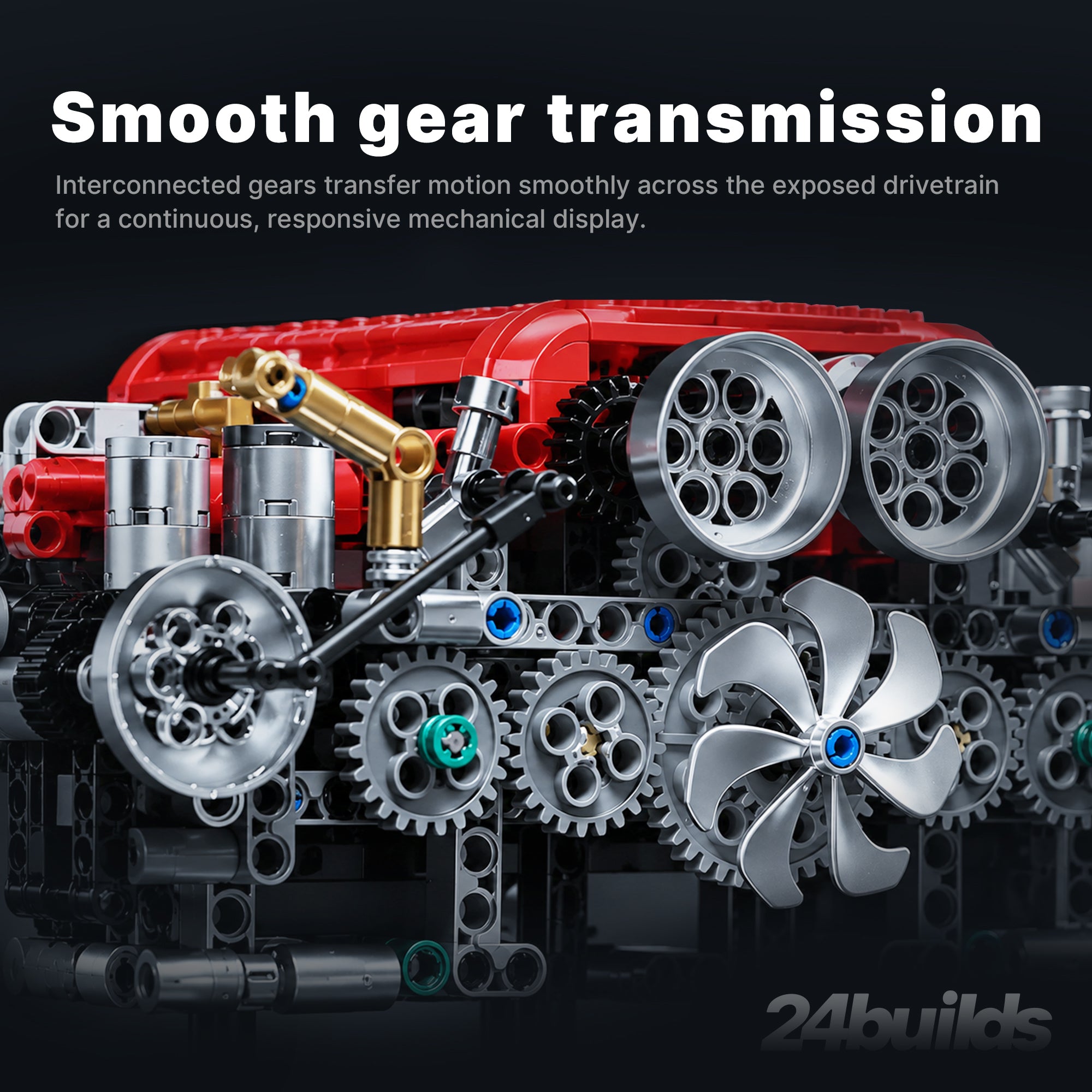 Motorised German Flat-Six Engine