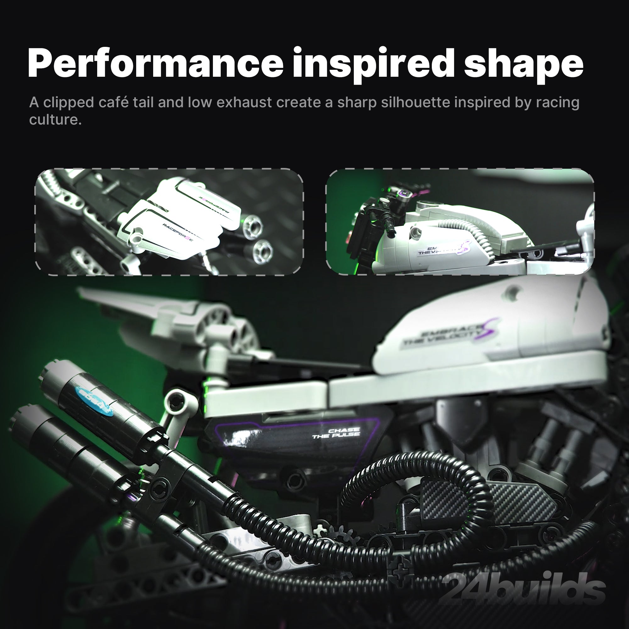 Silver V2 Café Racer
