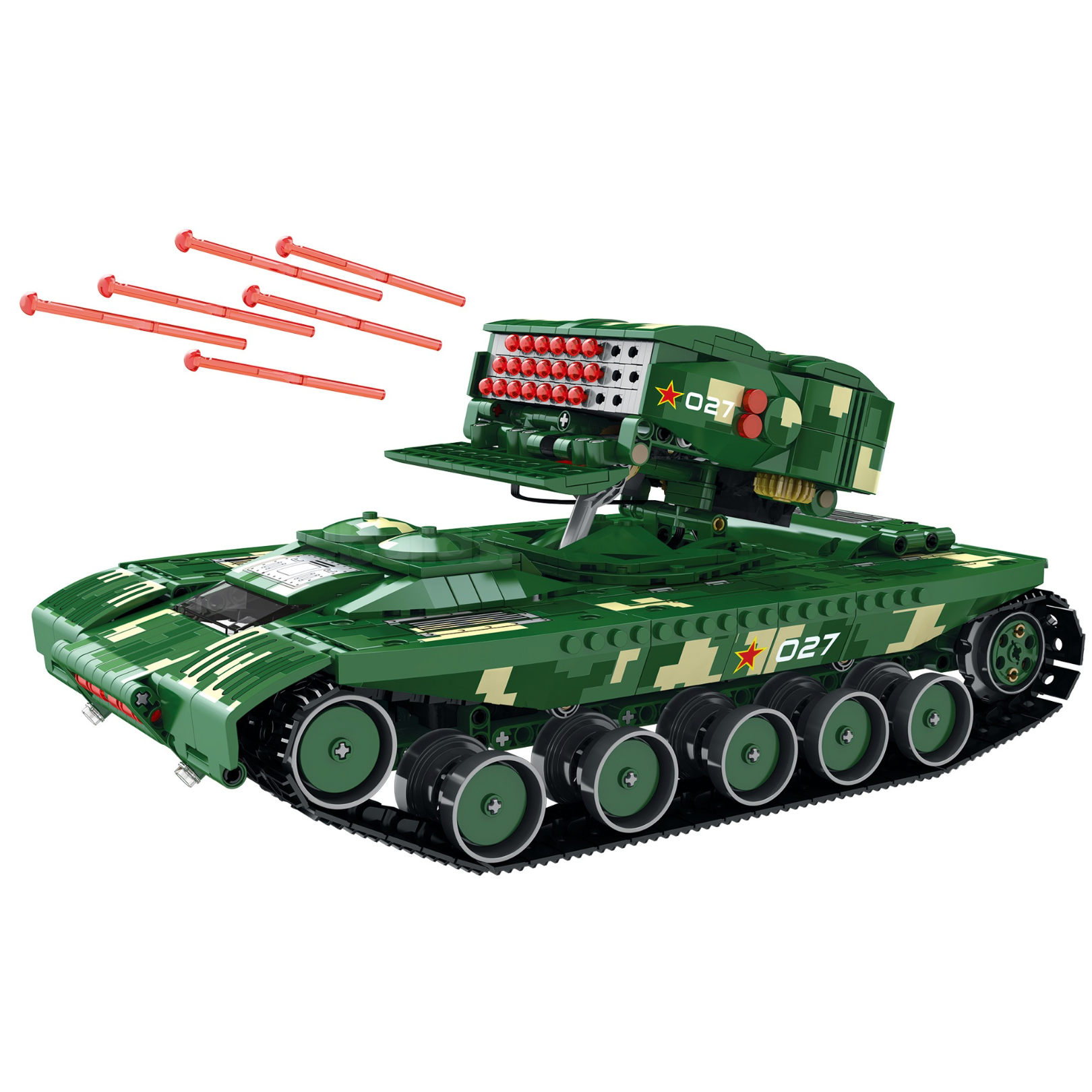 Remote Controlled Missile Tank | 1488pcs