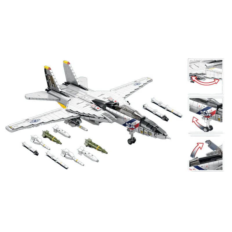 F14 TOMCAT | 1599PCS