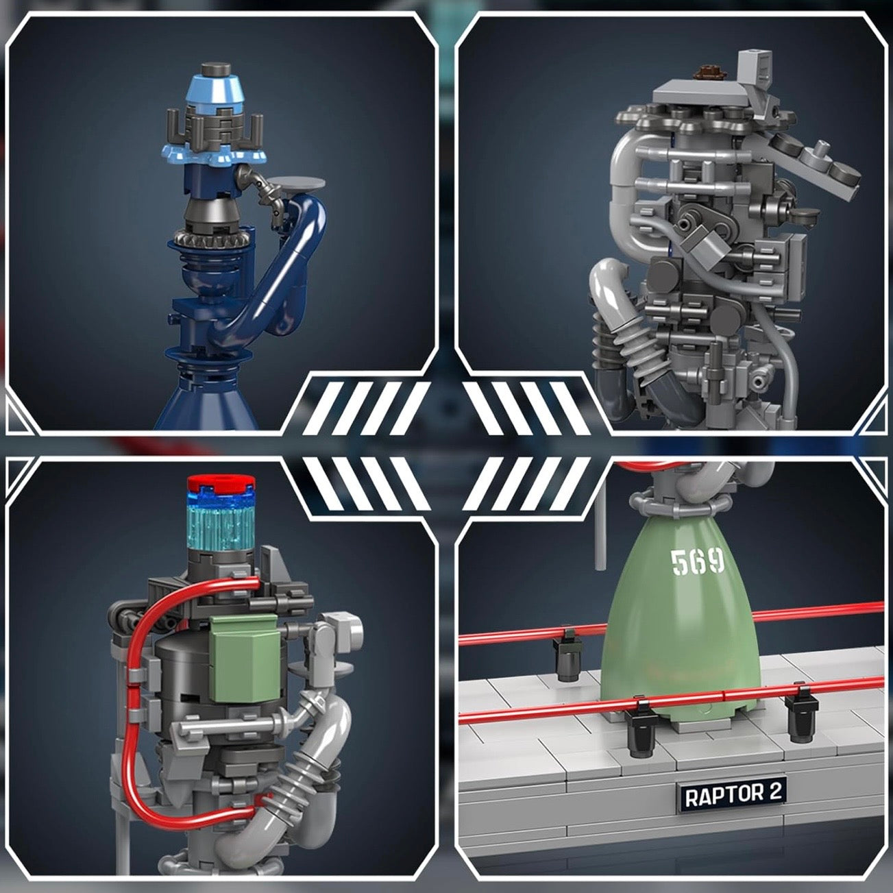 Methalox Rocket Engine Showcase | 496pcs