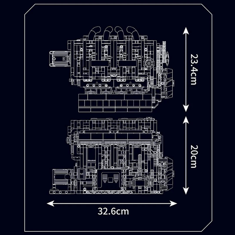 MOTORISED L4 GASOLINE ENGINE | 1786PCS