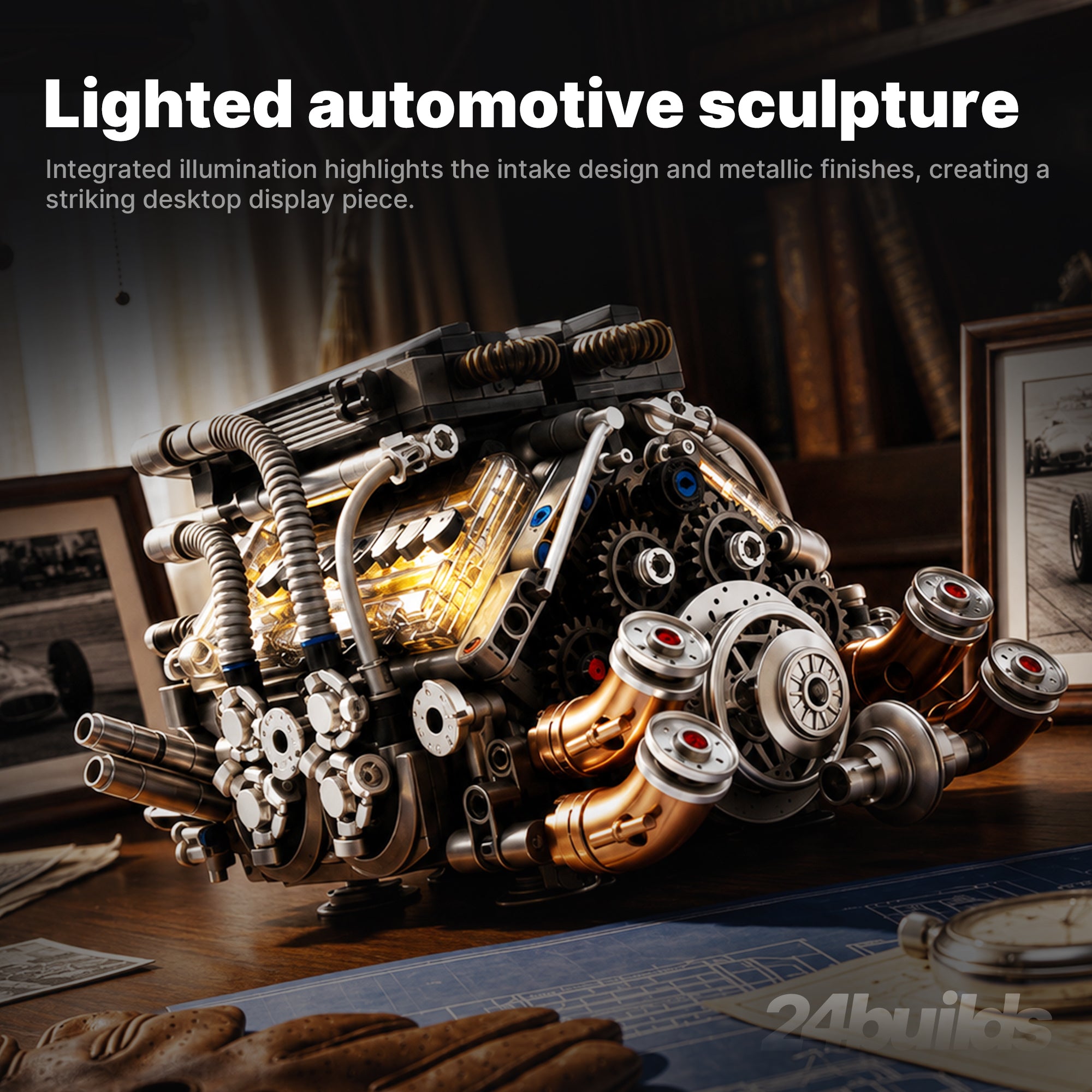 Motorised W16 Quad-Turbo Engine