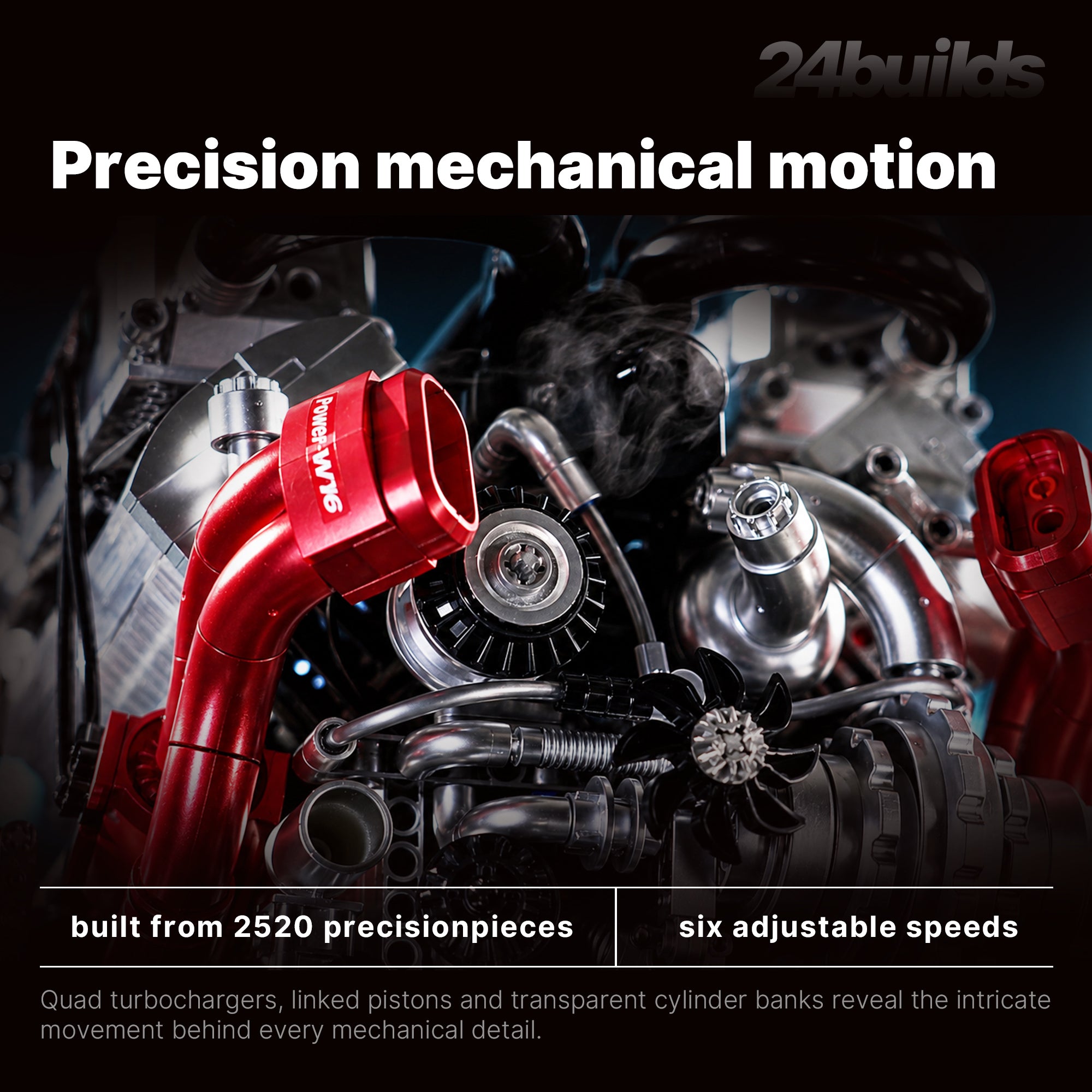 Motorised W16 Powertrain Engine