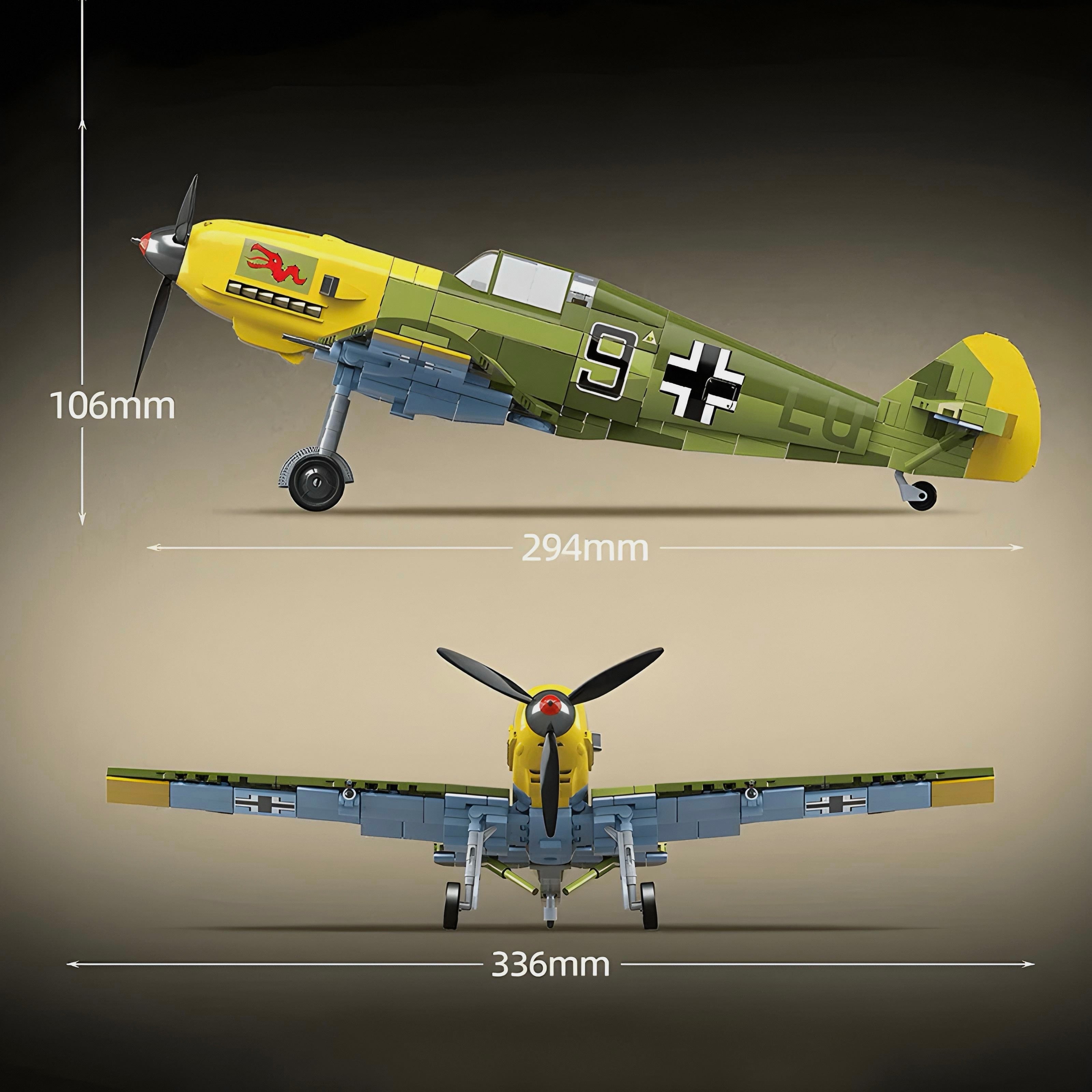 WWII DOGFIGHT LEGENDS BUNDLE | 1314PCS