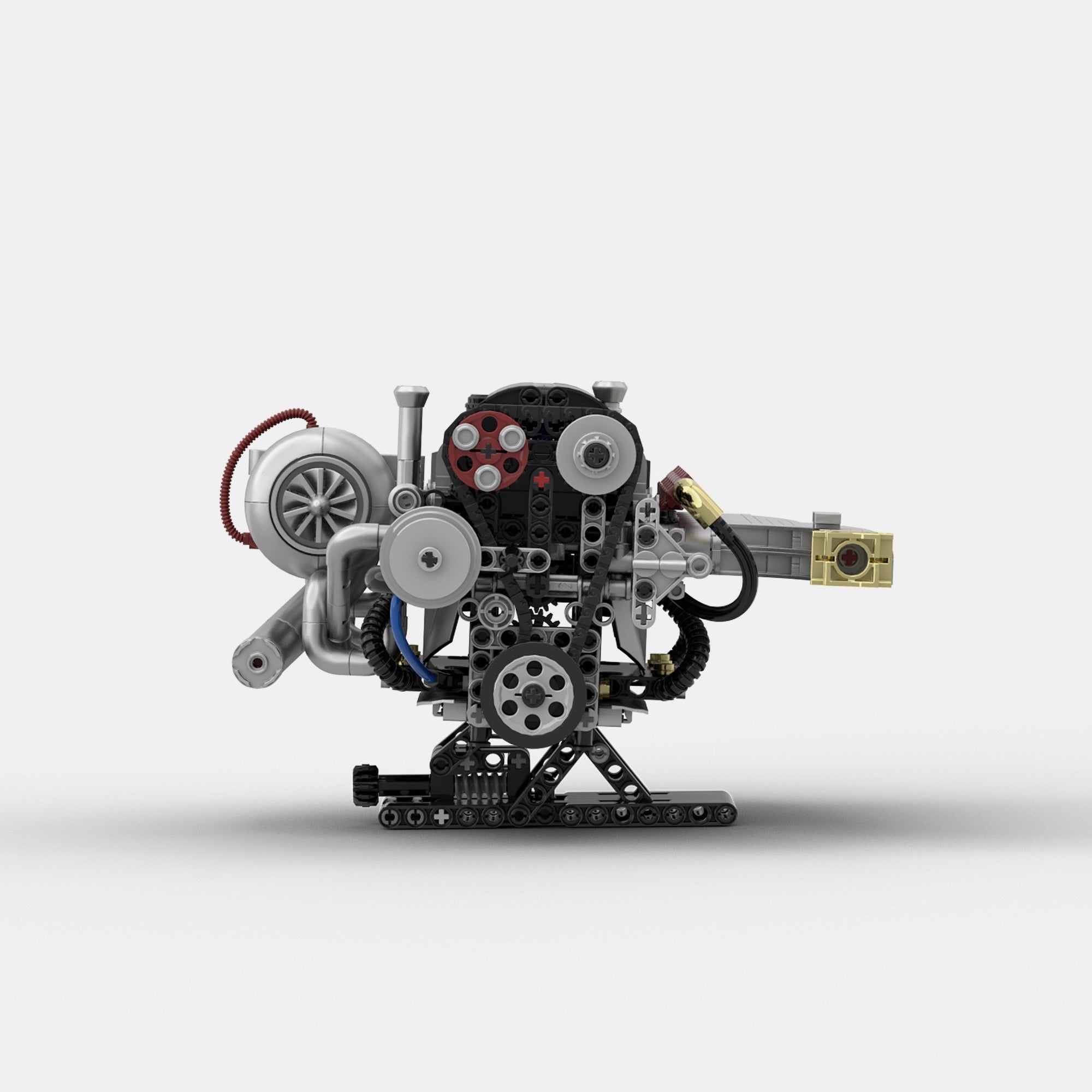 Motorised 2JZ Engine | 1078pcs