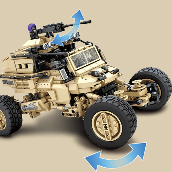 REMOTE CONTROLLED COMBAT BUGGY | 1182PCS