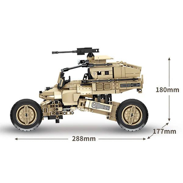 REMOTE CONTROLLED COMBAT BUGGY | 1182PCS