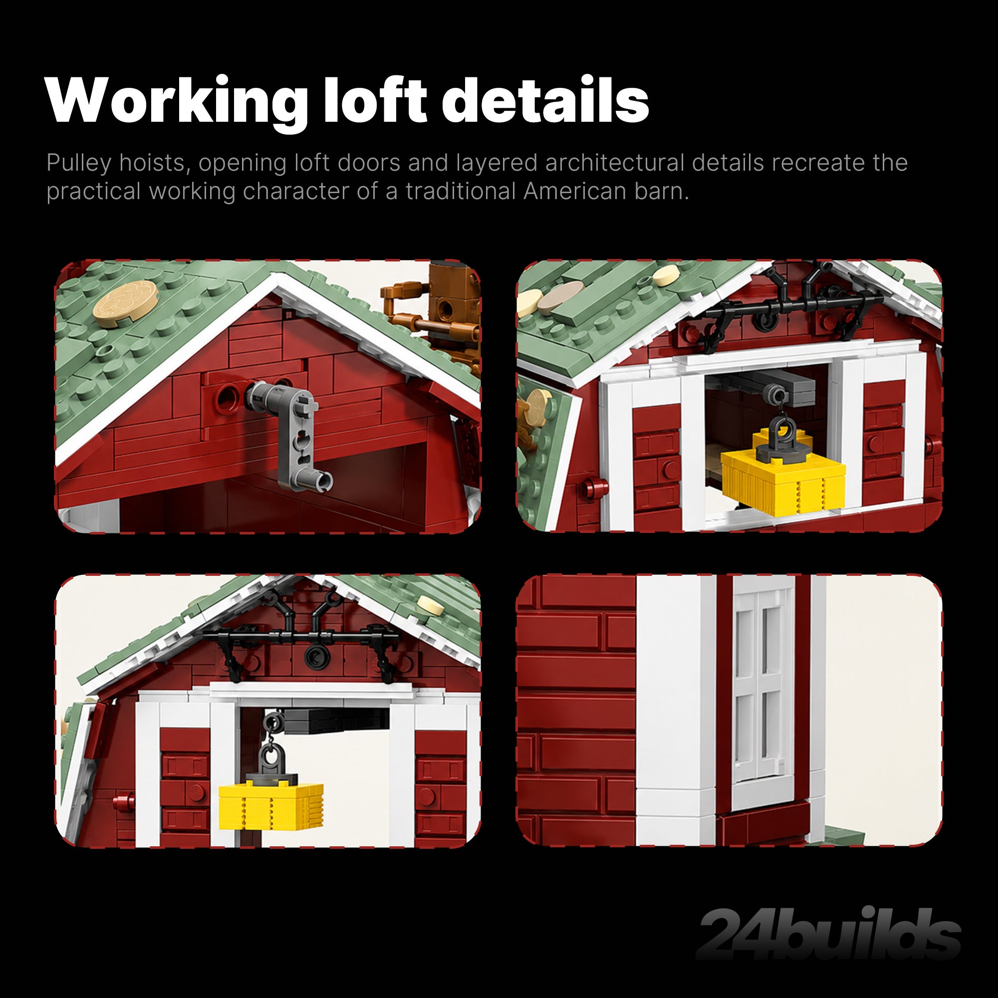 Rustic Barn Farm Scene