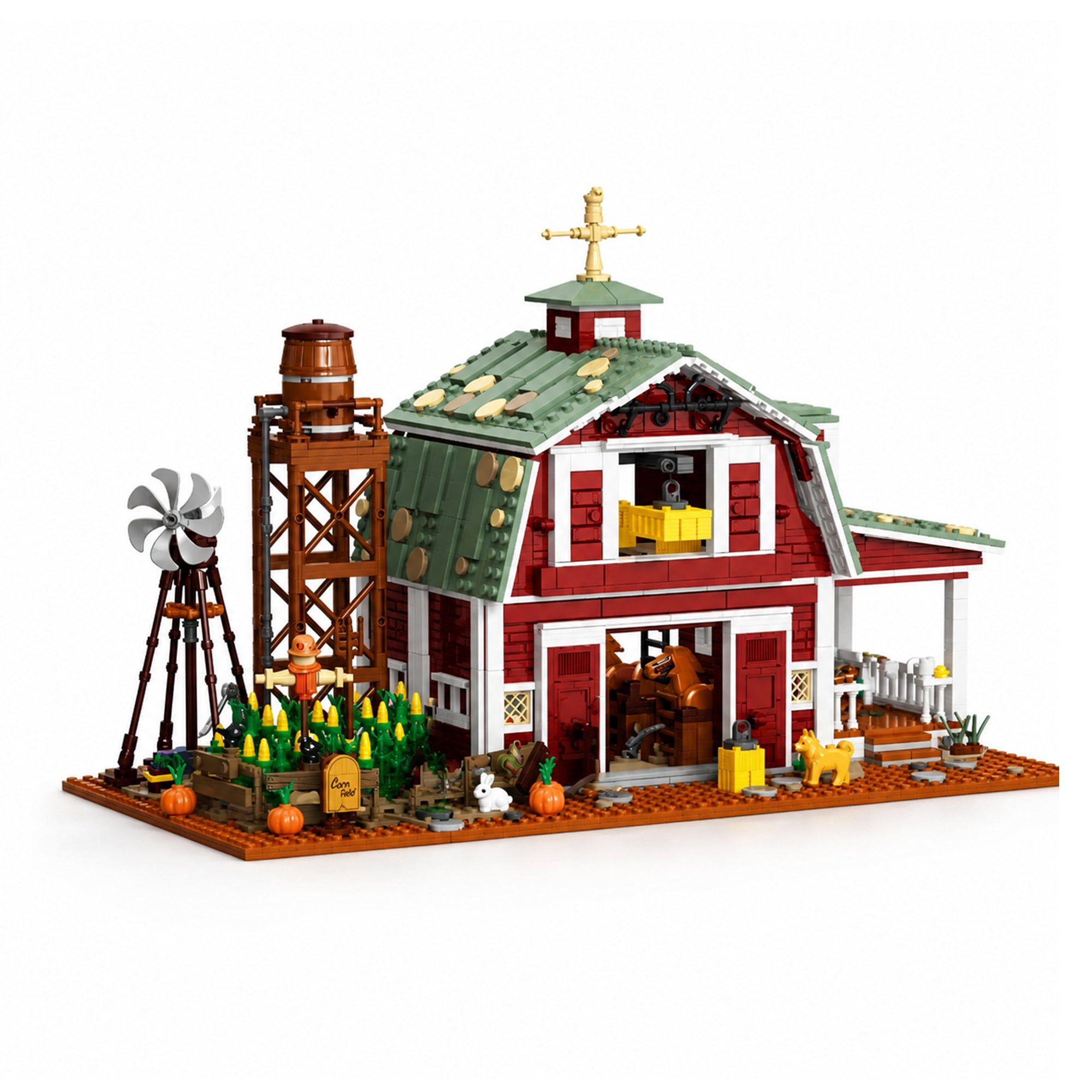 Rustic Barn Farm Scene