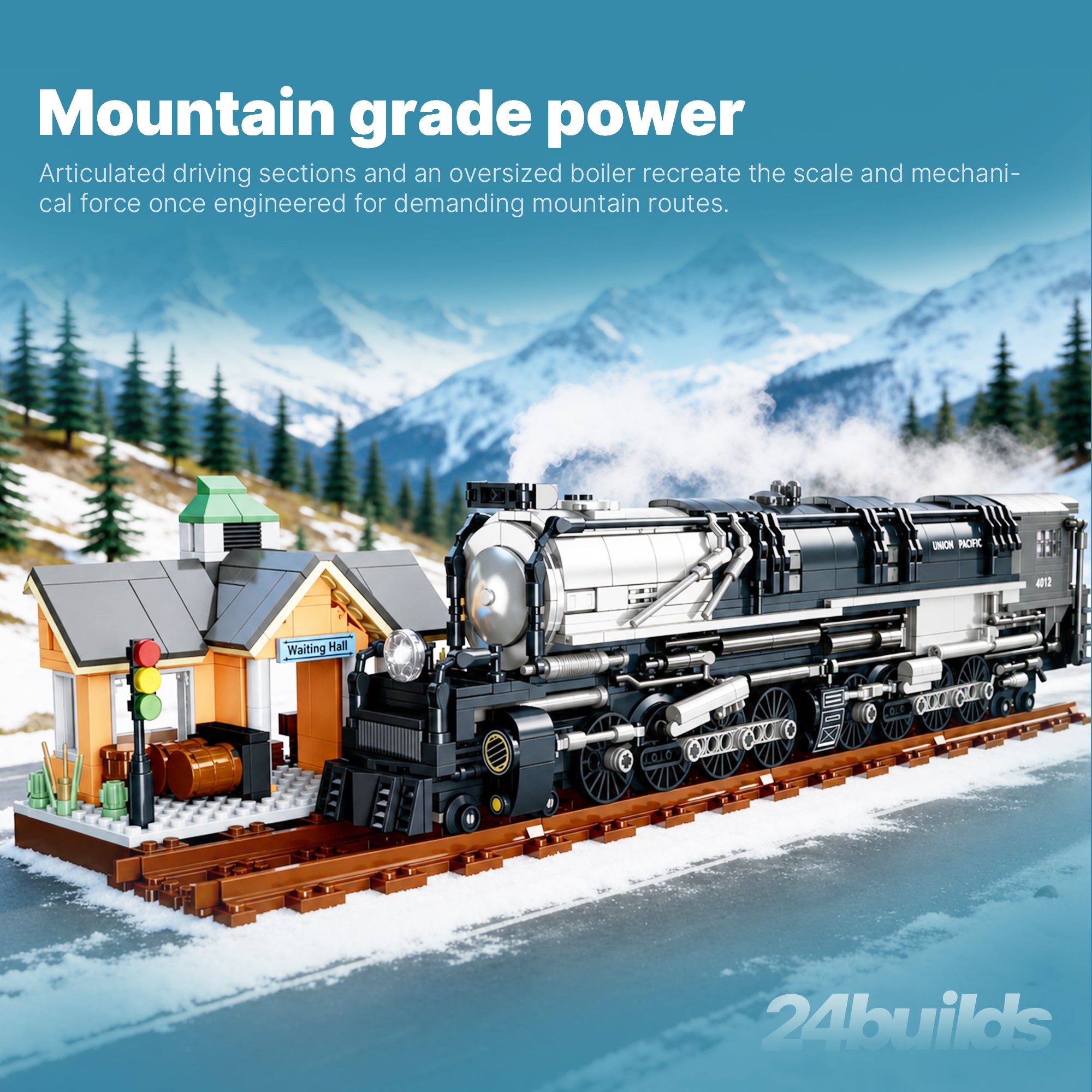 American Articulated Steam Locomotive