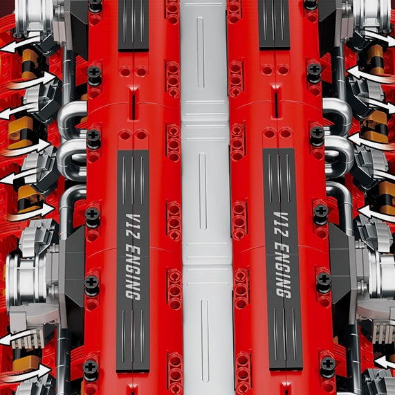 The Ultimate Italian Supercar V12 Engine | 4720pcs