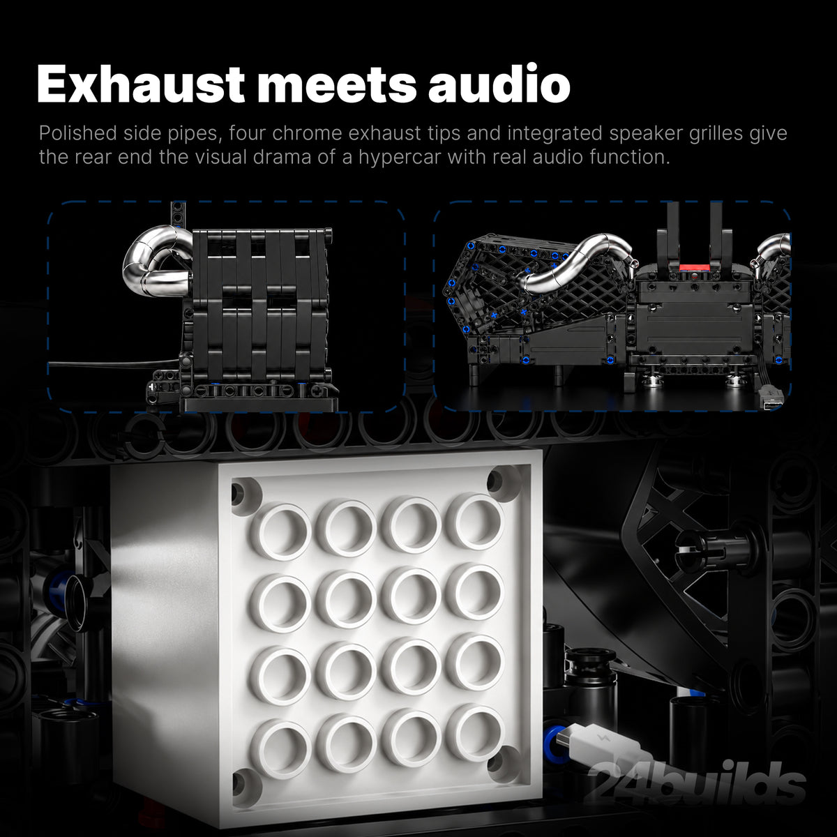Hypercar Exhaust Bluetooth Speaker