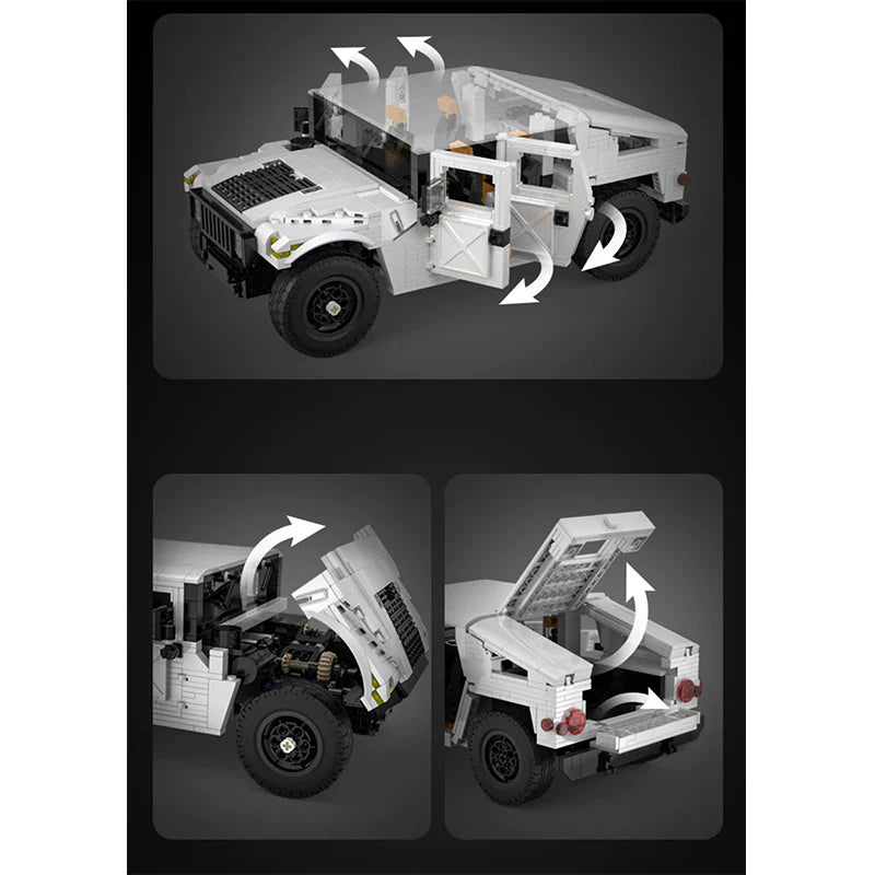 REMOTE CONTROLLED H1 HUMVEE | 1382PCS