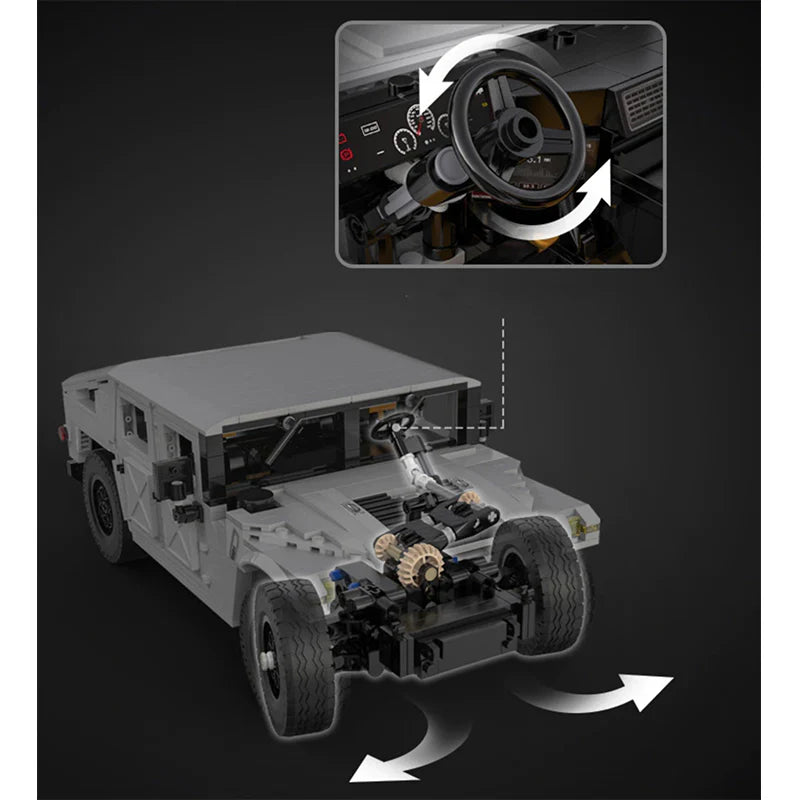 REMOTE CONTROLLED H1 HUMVEE | 1382PCS