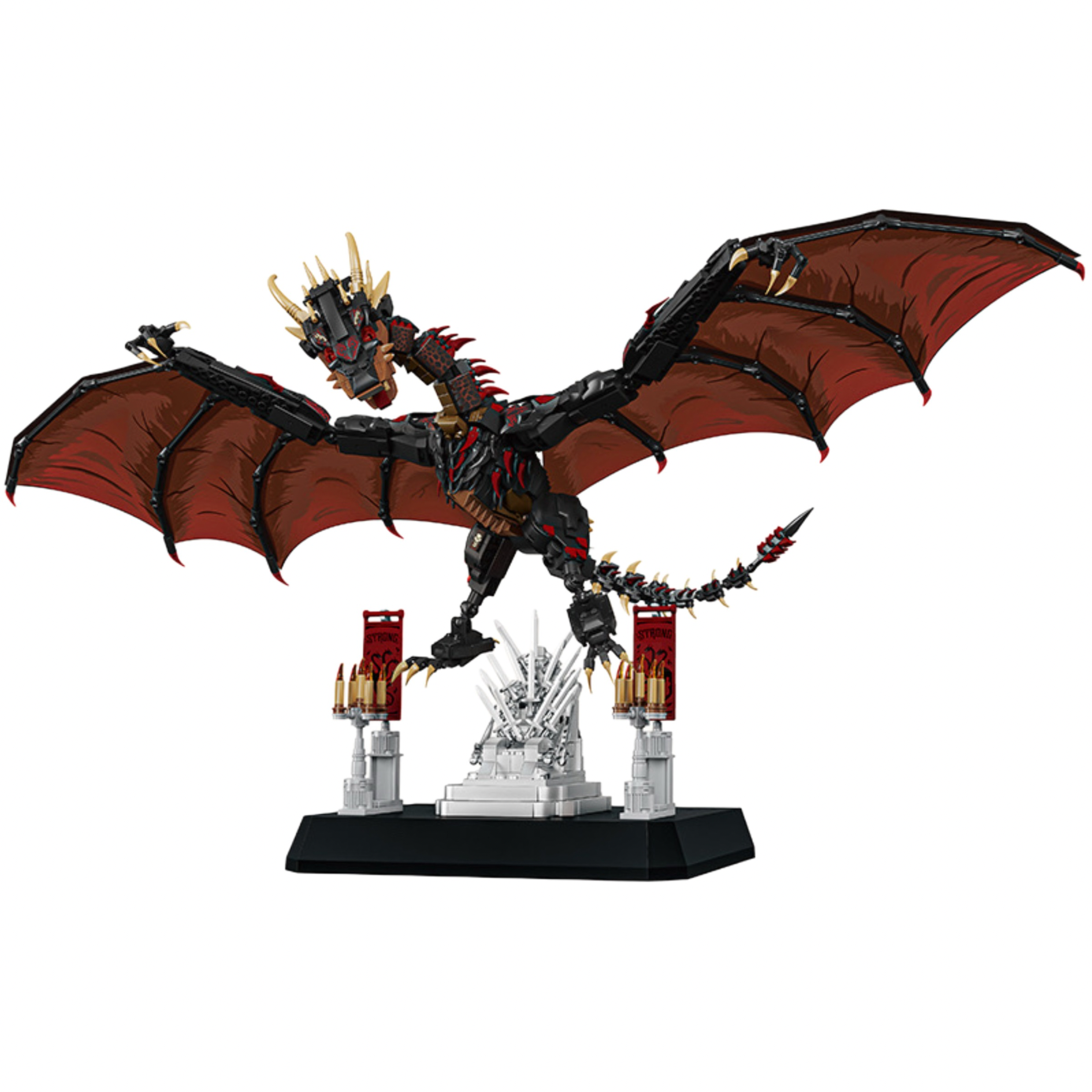 Crimson Dragon | 1690pcs