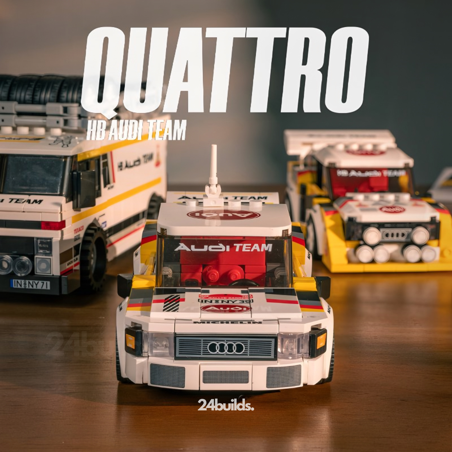 HB AUDI WRC TEAM BUNDLE | 1362PCS
