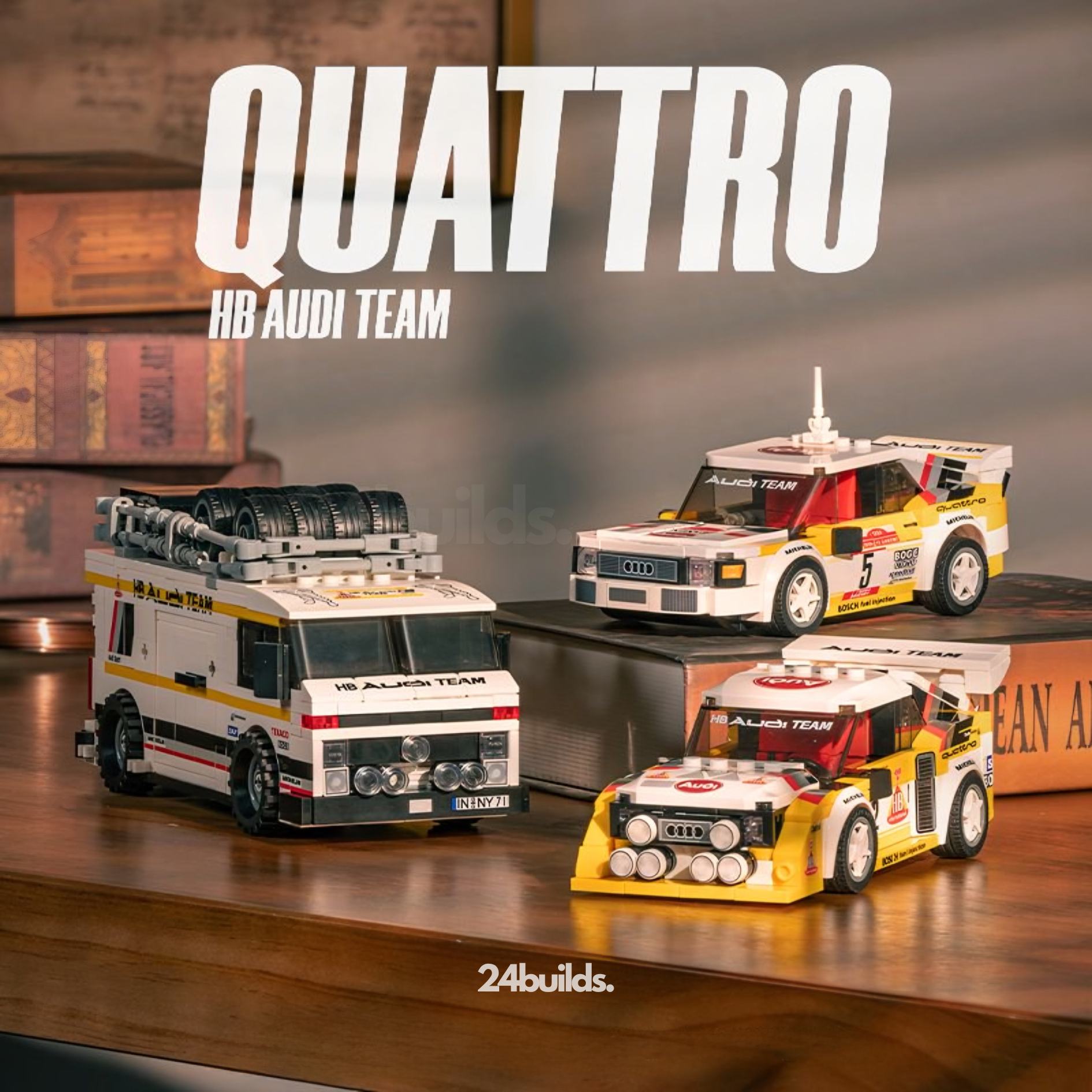 HB AUDI WRC TEAM BUNDLE | 1362PCS