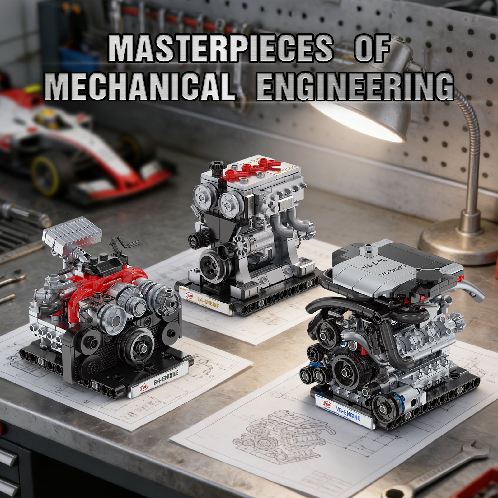 Motorised Street Engine Trio