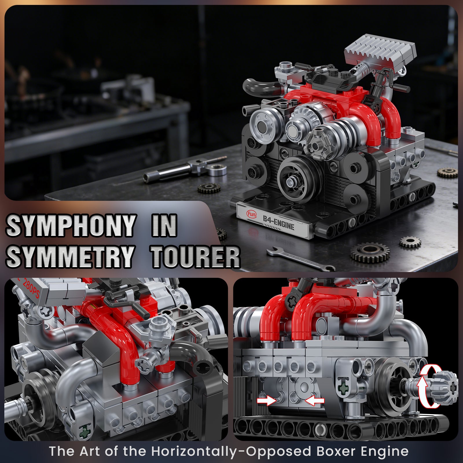 Motorised Street Engine Trio