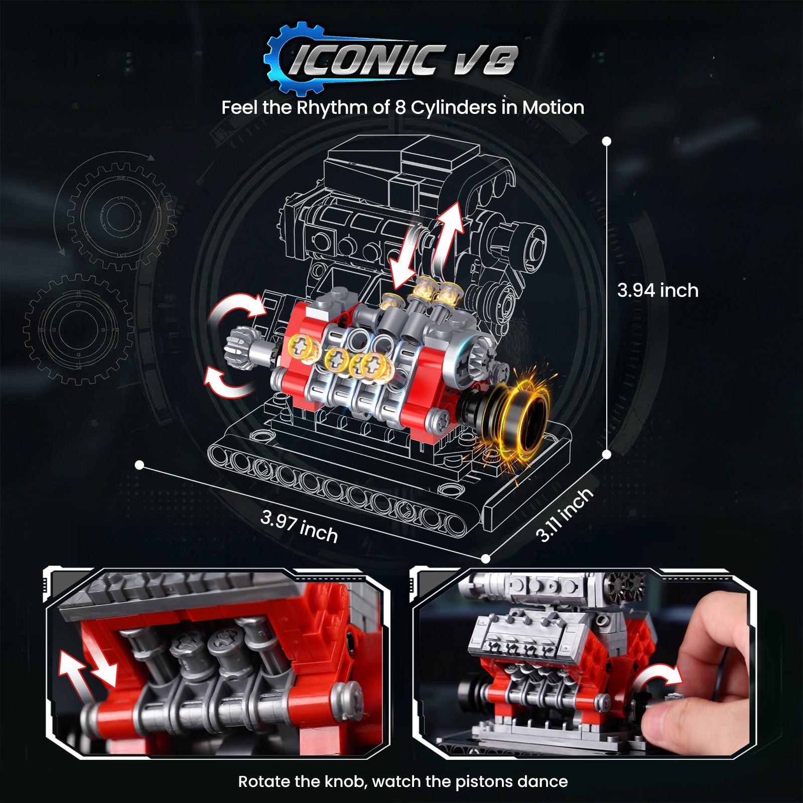 Motorised Hypercar Engine Trio