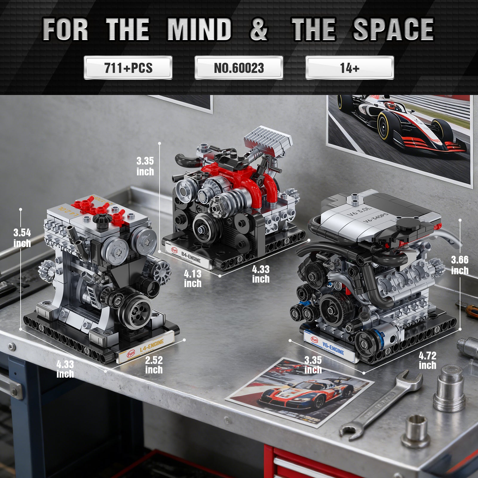 Motorised Street Engine Trio