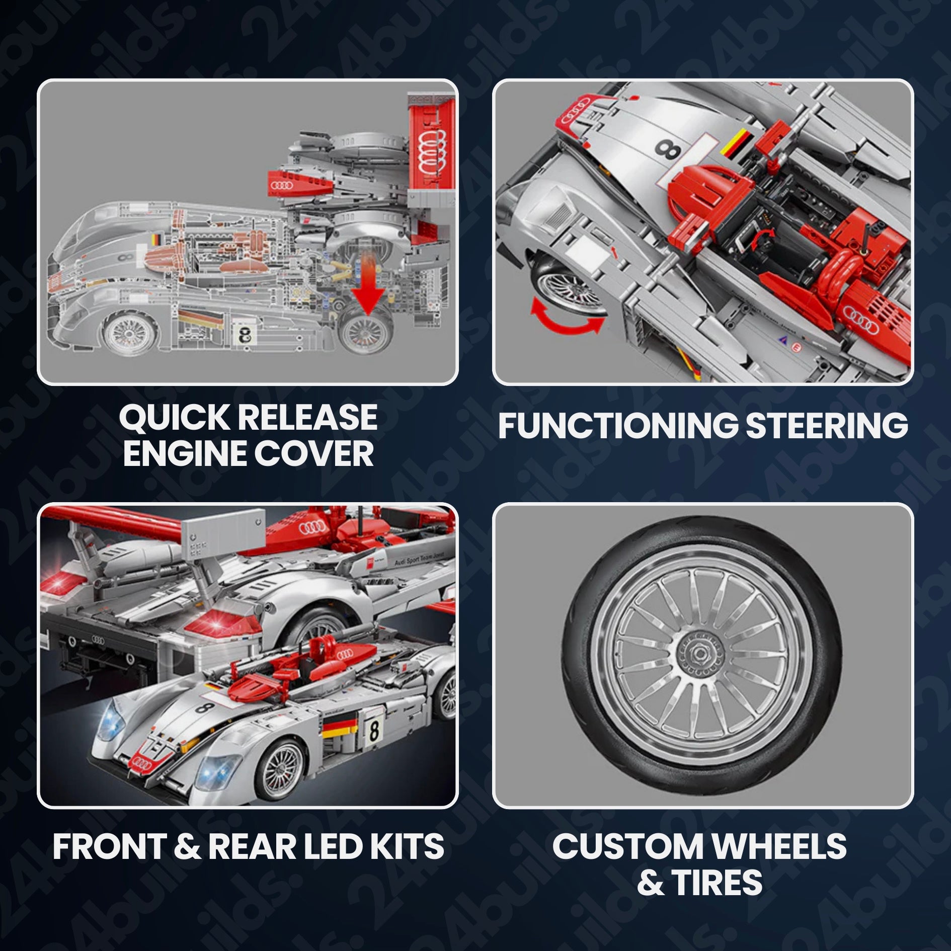 AUDI R8 LMP 2000 | 2426PCS
