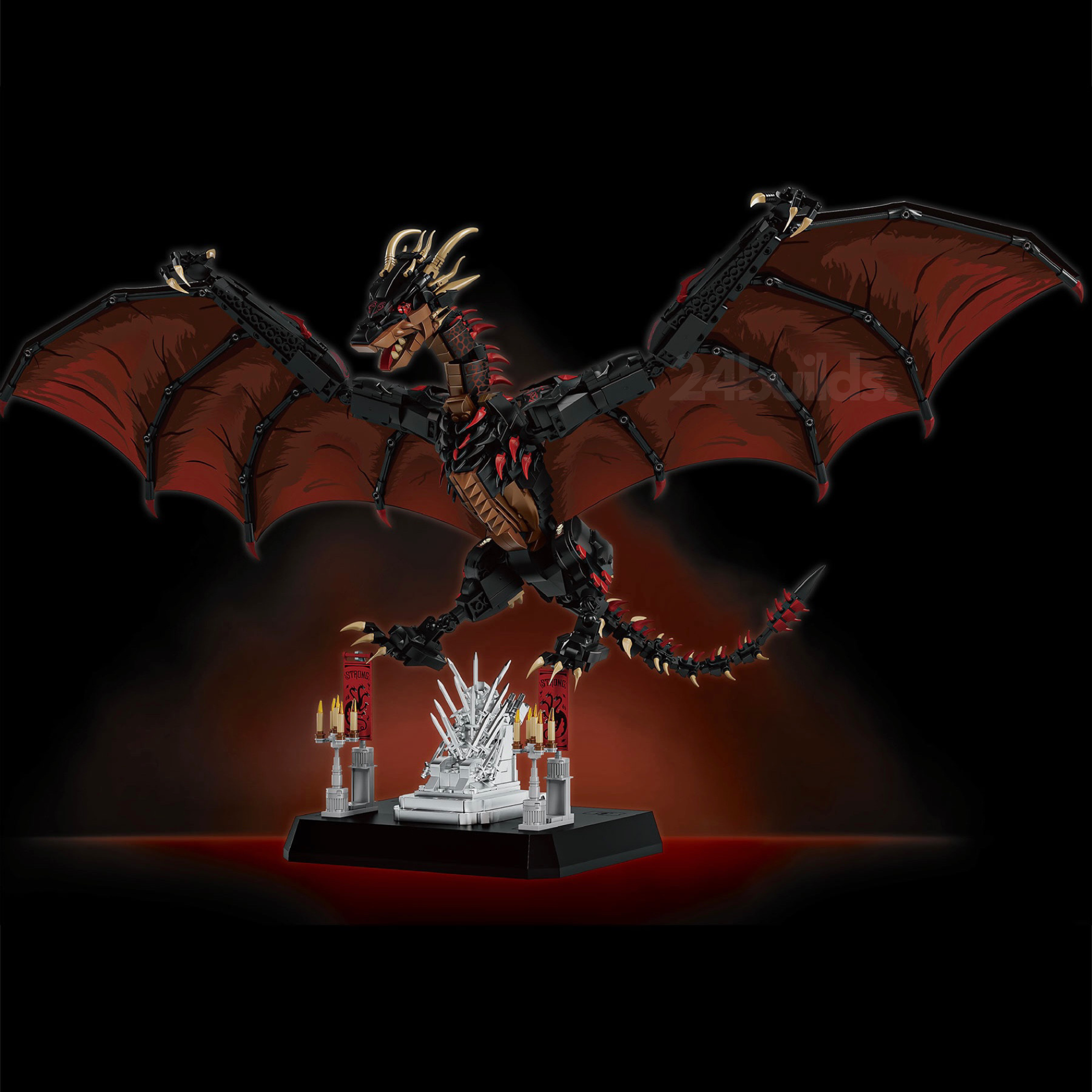 Crimson Dragon | 1690pcs
