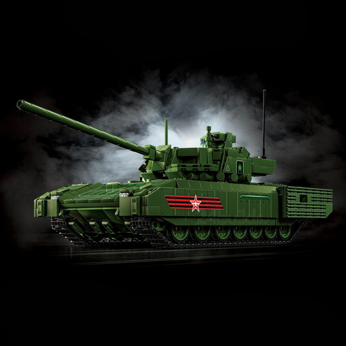 A modern heavy tank with a 360° turret
