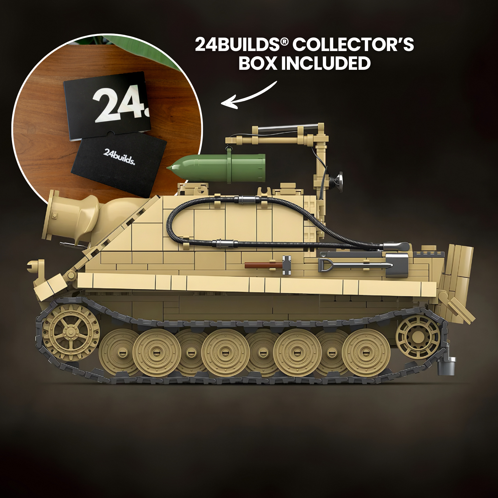 Sturmtiger 38cm Mortar Tank | 1394pcs